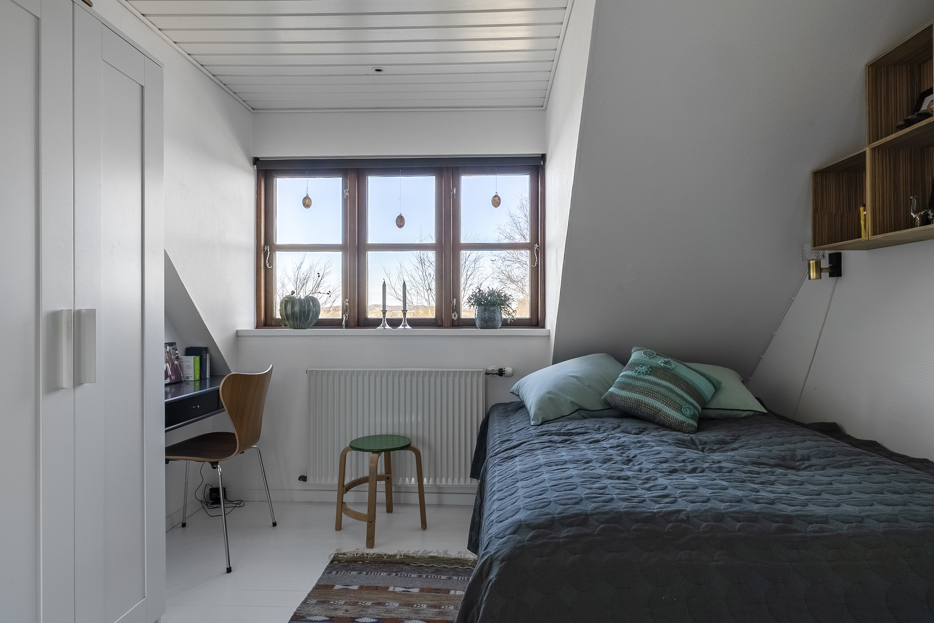 Fremhævet soveværelse billede i fuldskærmstilstand. Billede af Tværvej 4, 8783 Hornsyld