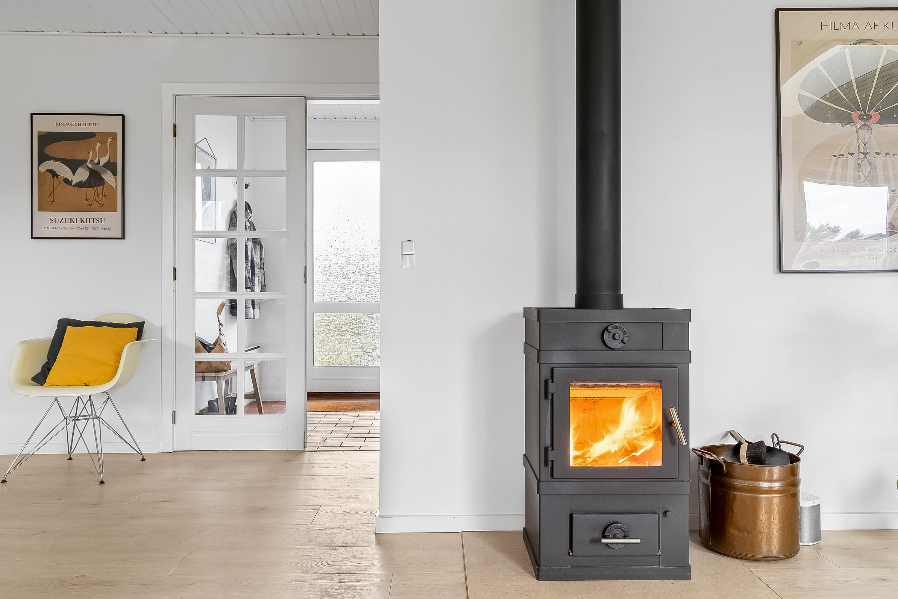 Fremhævet stue billede i fuldskærmstilstand. Billede af Skærbakken 2, 3210 Vejby