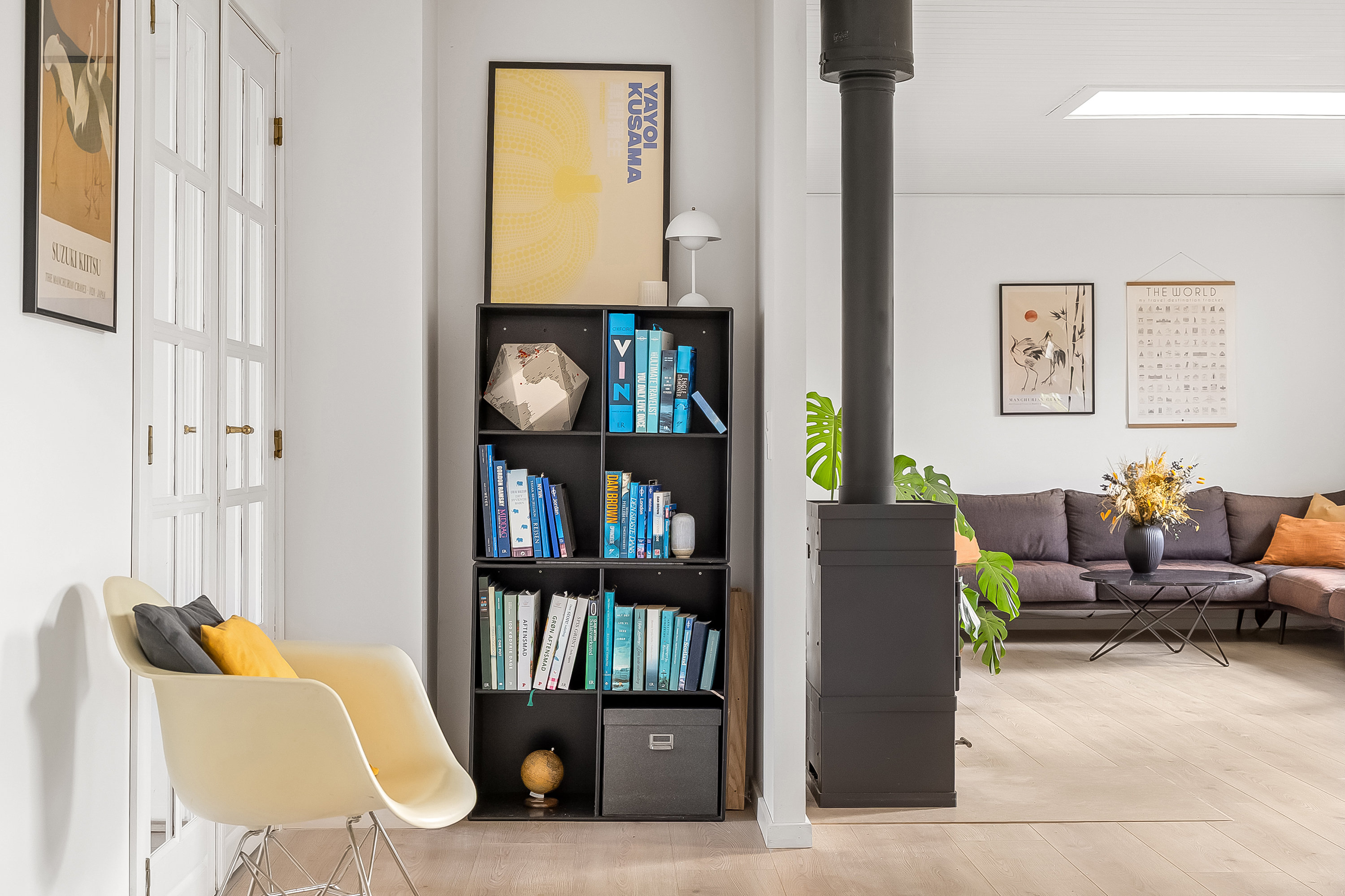 Fremhævet stue billede i fuldskærmstilstand. Billede af Skærbakken 2, 3210 Vejby