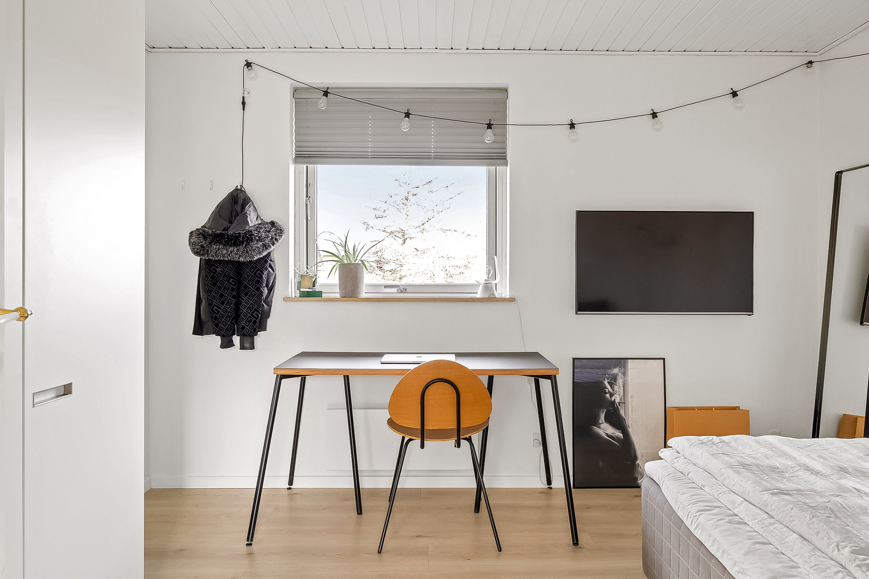 Fremhævet soveværelse billede i fuldskærmstilstand. Billede af Skærbakken 2, 3210 Vejby