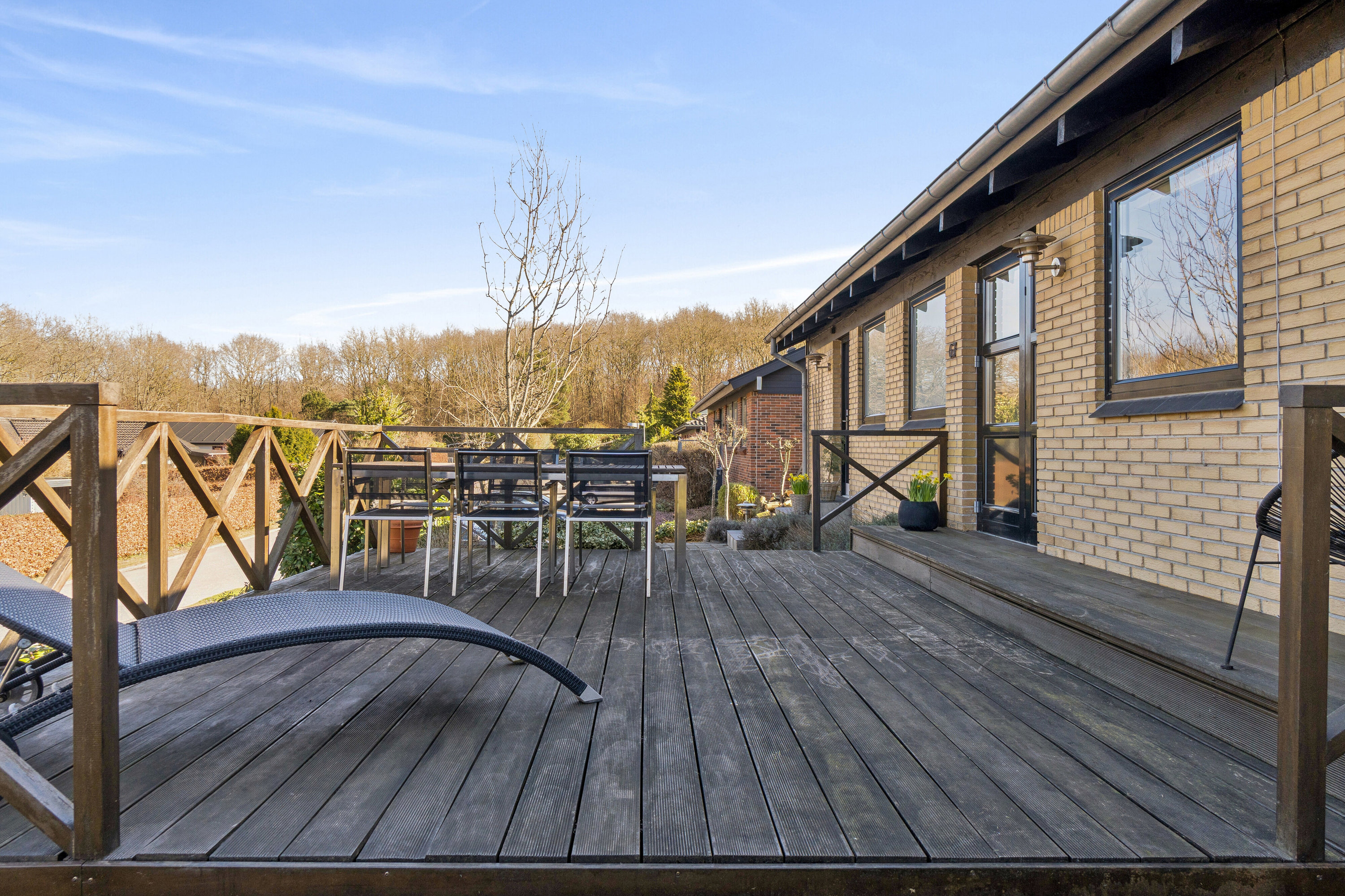 Fremhævet terrasse billede i fuldskærmstilstand. Billede af Holmetoften 67, 8270 Højbjerg