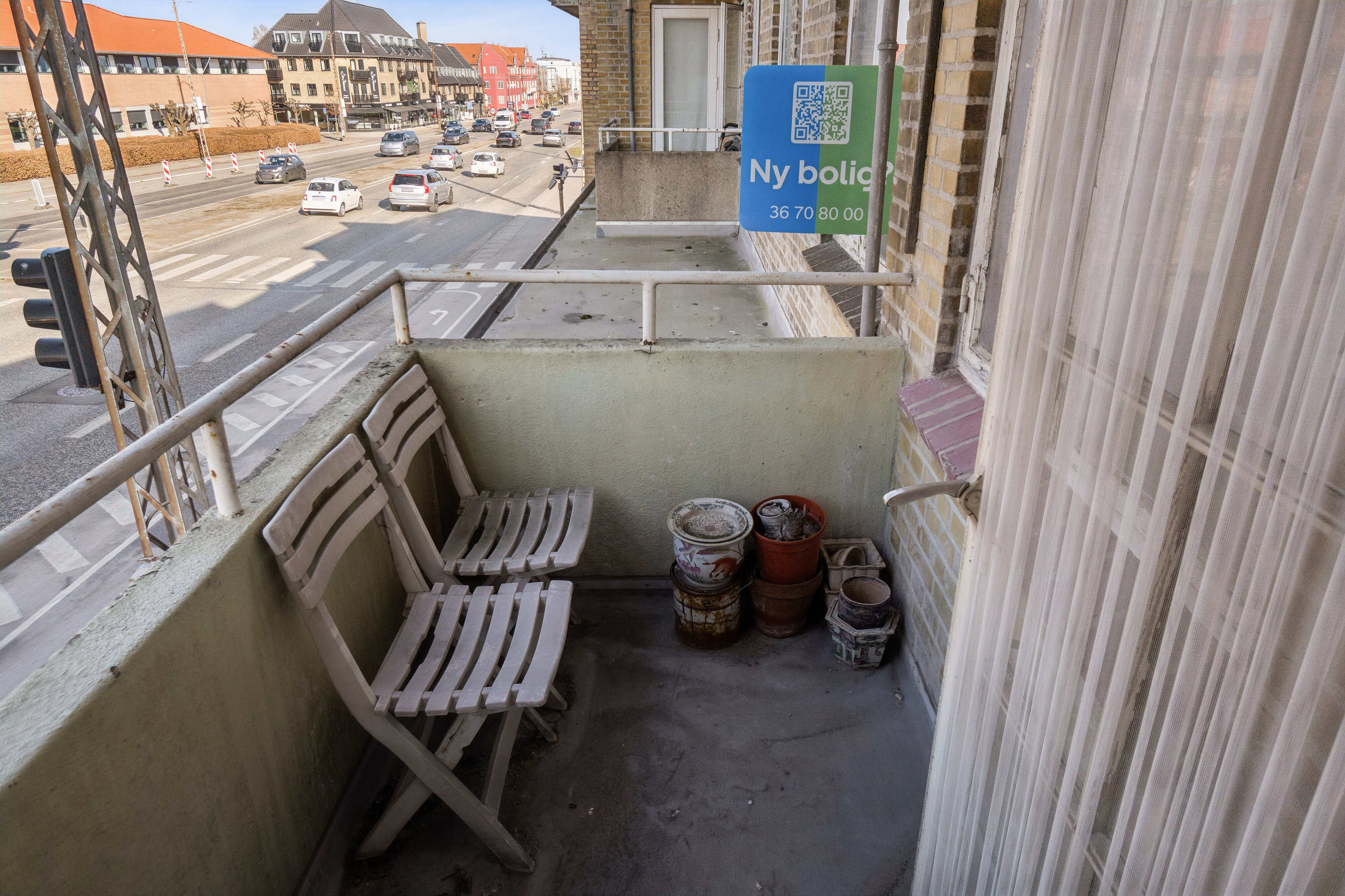 Fremhævet altan billede i fuldskærmstilstand. Billede af Roskildevej 327, 1. tv., 2610 Rødovre