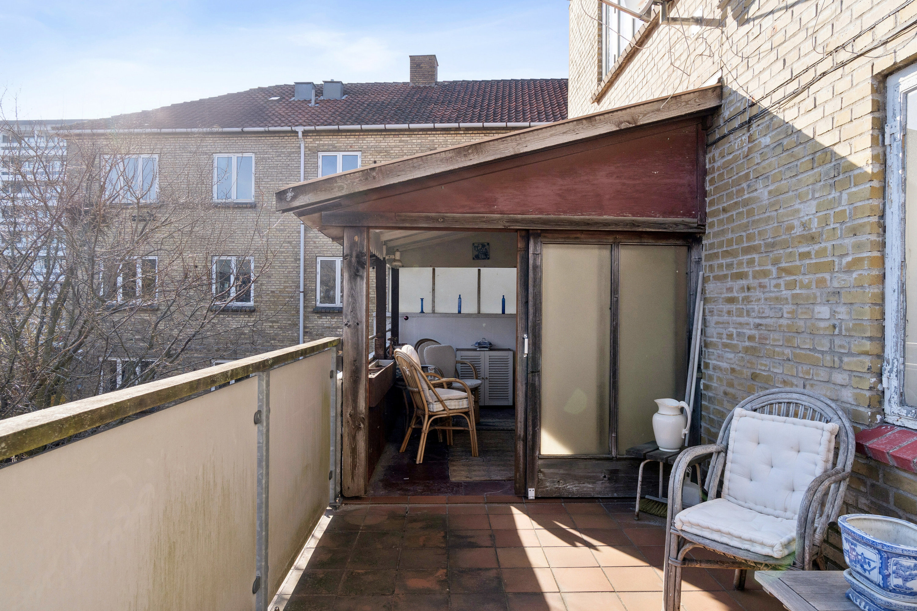 Fremhævet altan billede i fuldskærmstilstand. Billede af Roskildevej 327, 1. tv., 2610 Rødovre