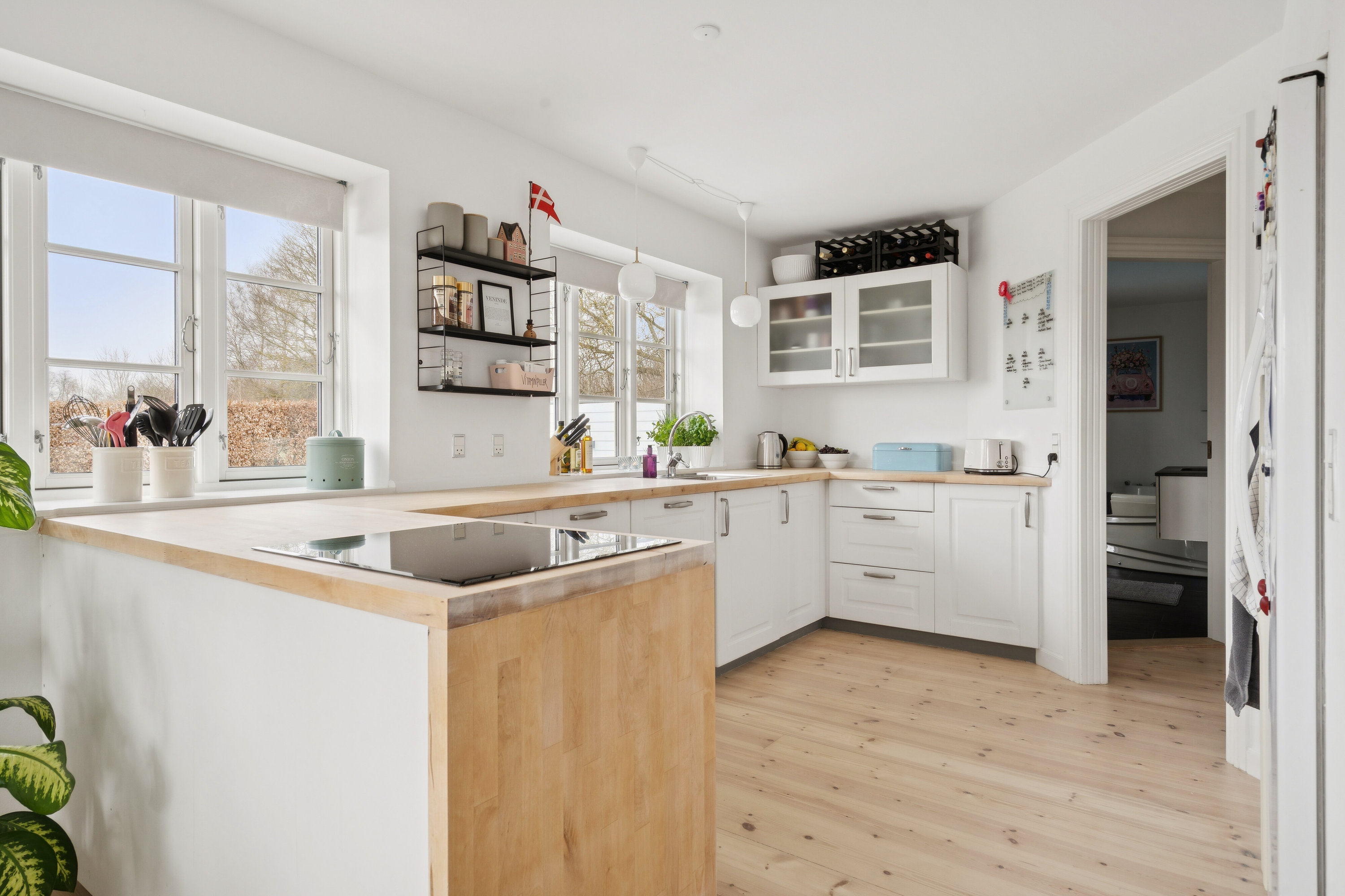 Fremhævet køkken billede i fuldskærmstilstand. Billede af Sølvagervej 6, 4640 Faxe