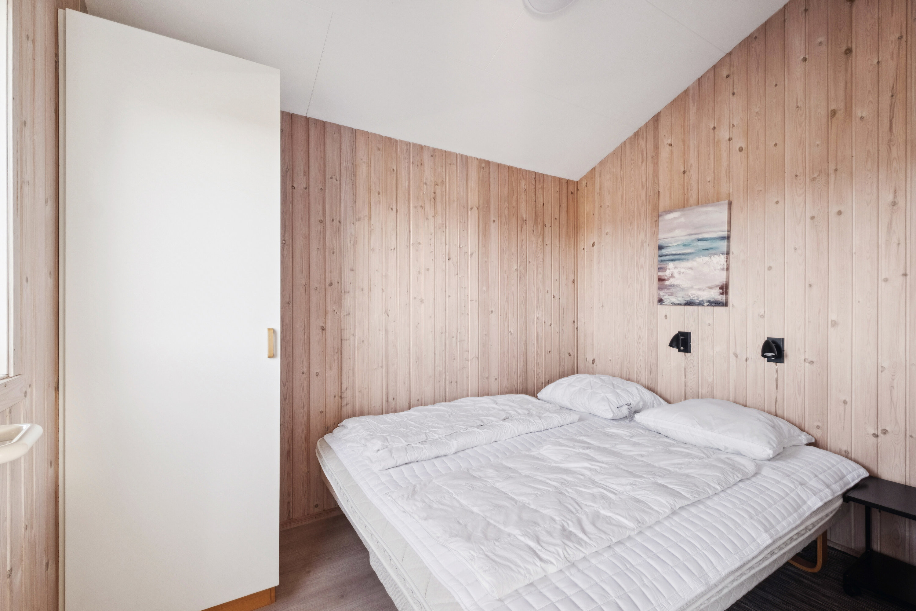 Fremhævet soveværelse billede i fuldskærmstilstand. Billede af Midnatsvej 4, Skal Klit, 9800 Hjørring