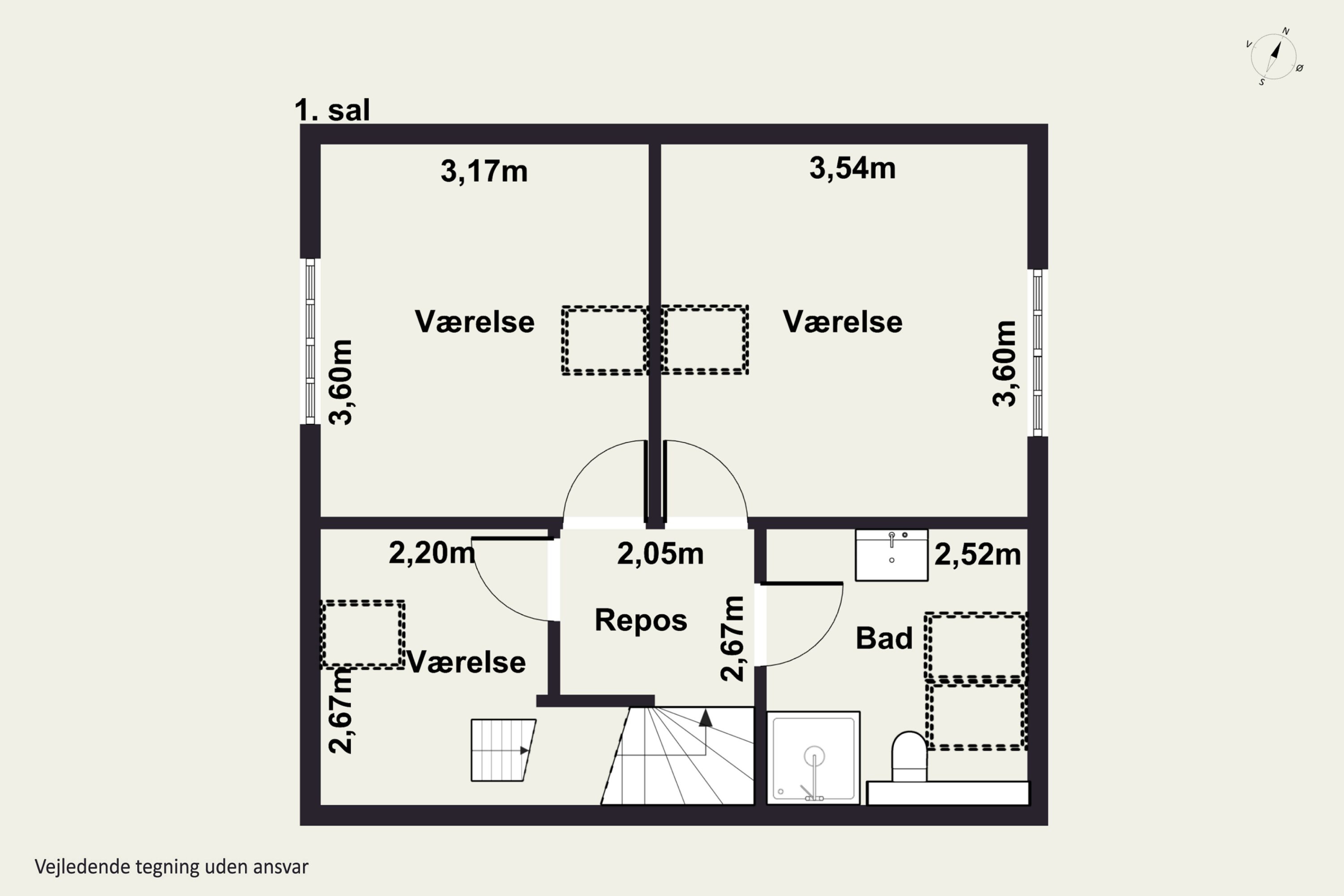 Plantegninger billede af Padborgvej 45, 2610 Rødovre