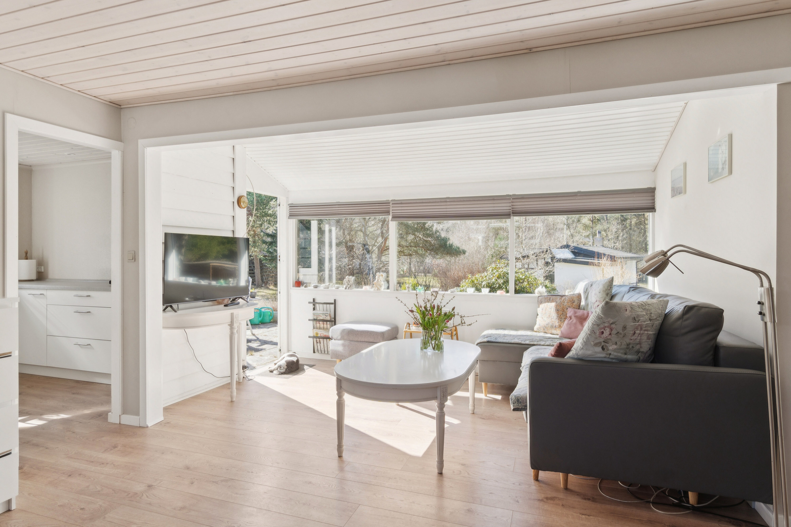 Fremhævet stue billede i fuldskærmstilstand. Billede af Læhegnet 8, Ell Kohave, 4573 Højby