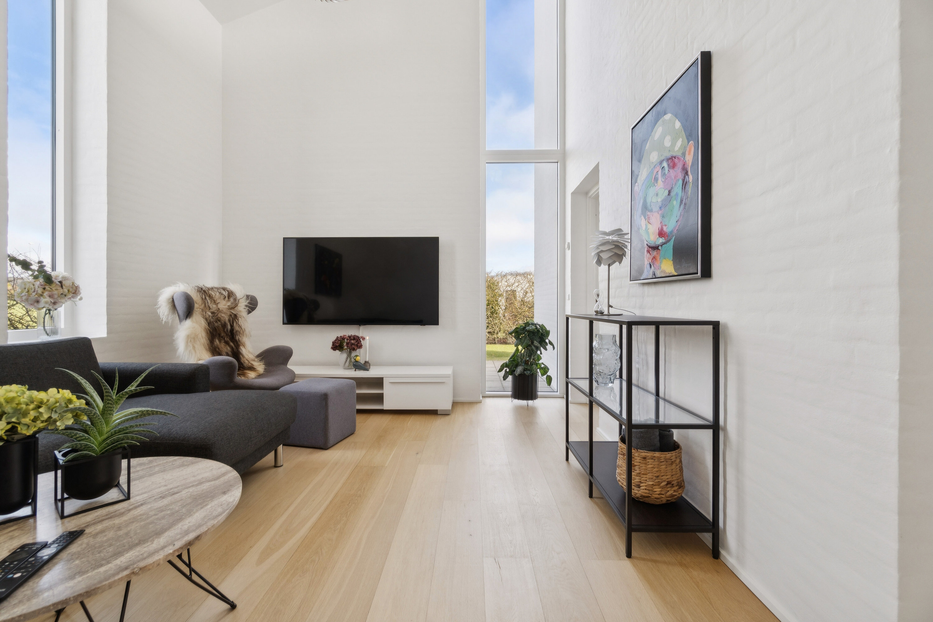 Fremhævet stue billede i fuldskærmstilstand. Billede af Lavendelvej 4, 7700 Thisted