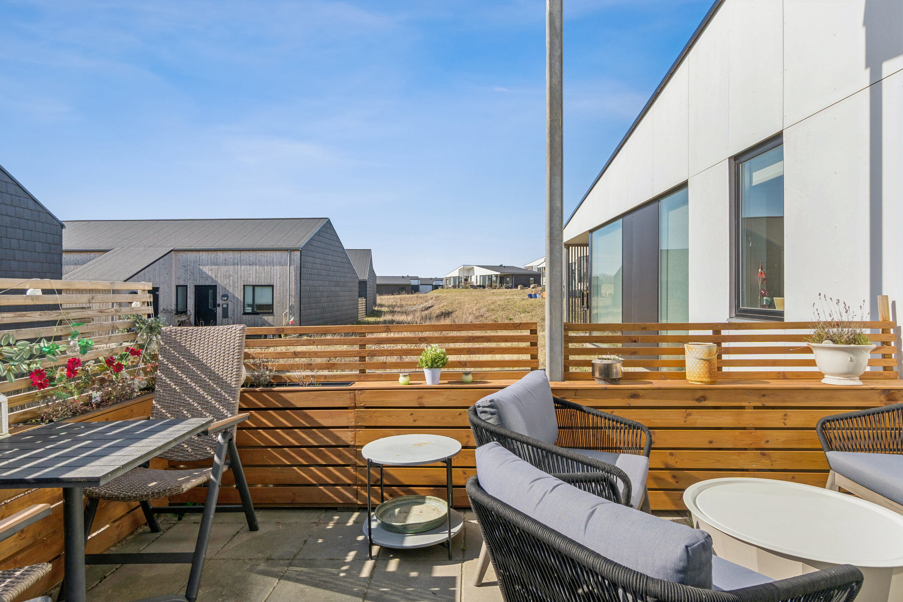 Fremhævet terrasse billede i fuldskærmstilstand. Billede af Vig Bakke 1E, 4560 Vig