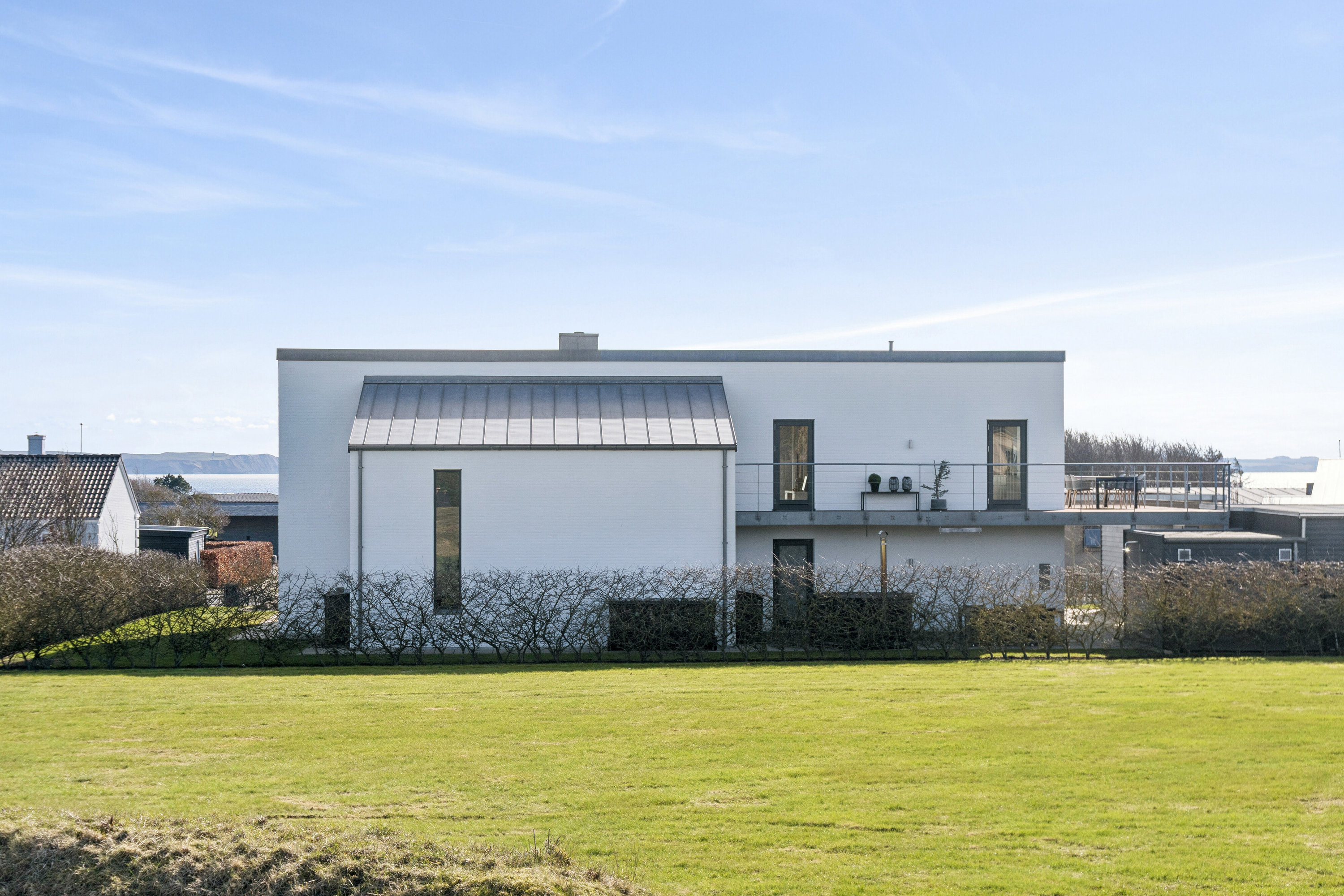 Fremhævet set fra haven billede i fuldskærmstilstand. Billede af Lavendelvej 4, 7700 Thisted