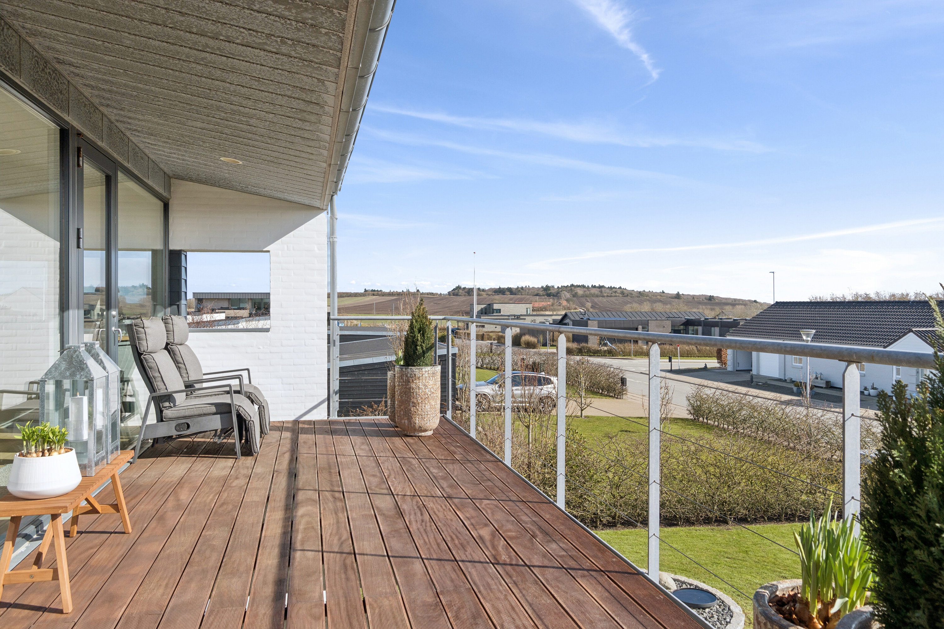 Fremhævet altan billede i fuldskærmstilstand. Billede af Lavendelvej 4, 7700 Thisted