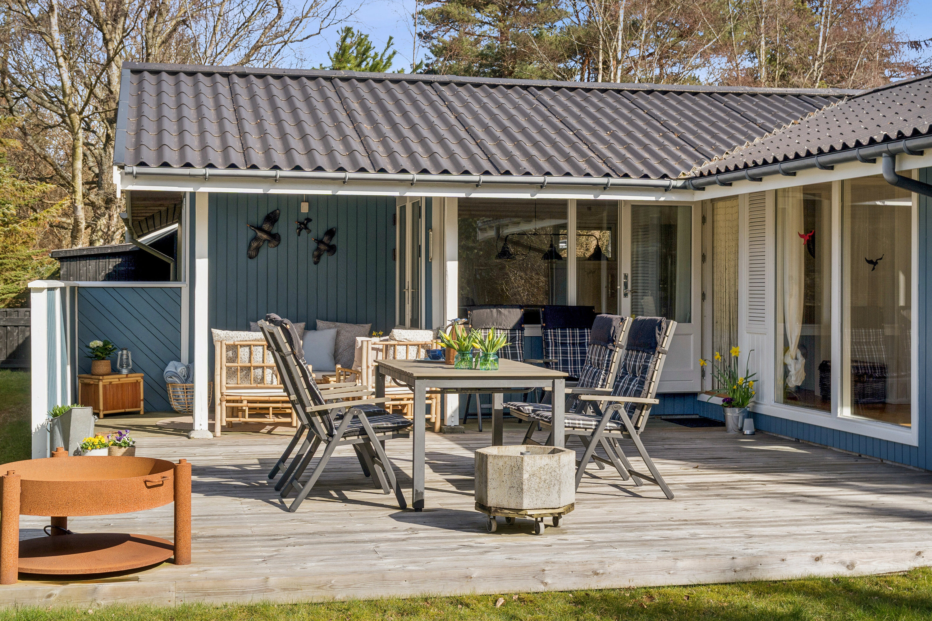 Fremhævet set fra haven billede i fuldskærmstilstand. Billede af Froggårdsvej 19, Ellinge Lyng, 4573 Højby