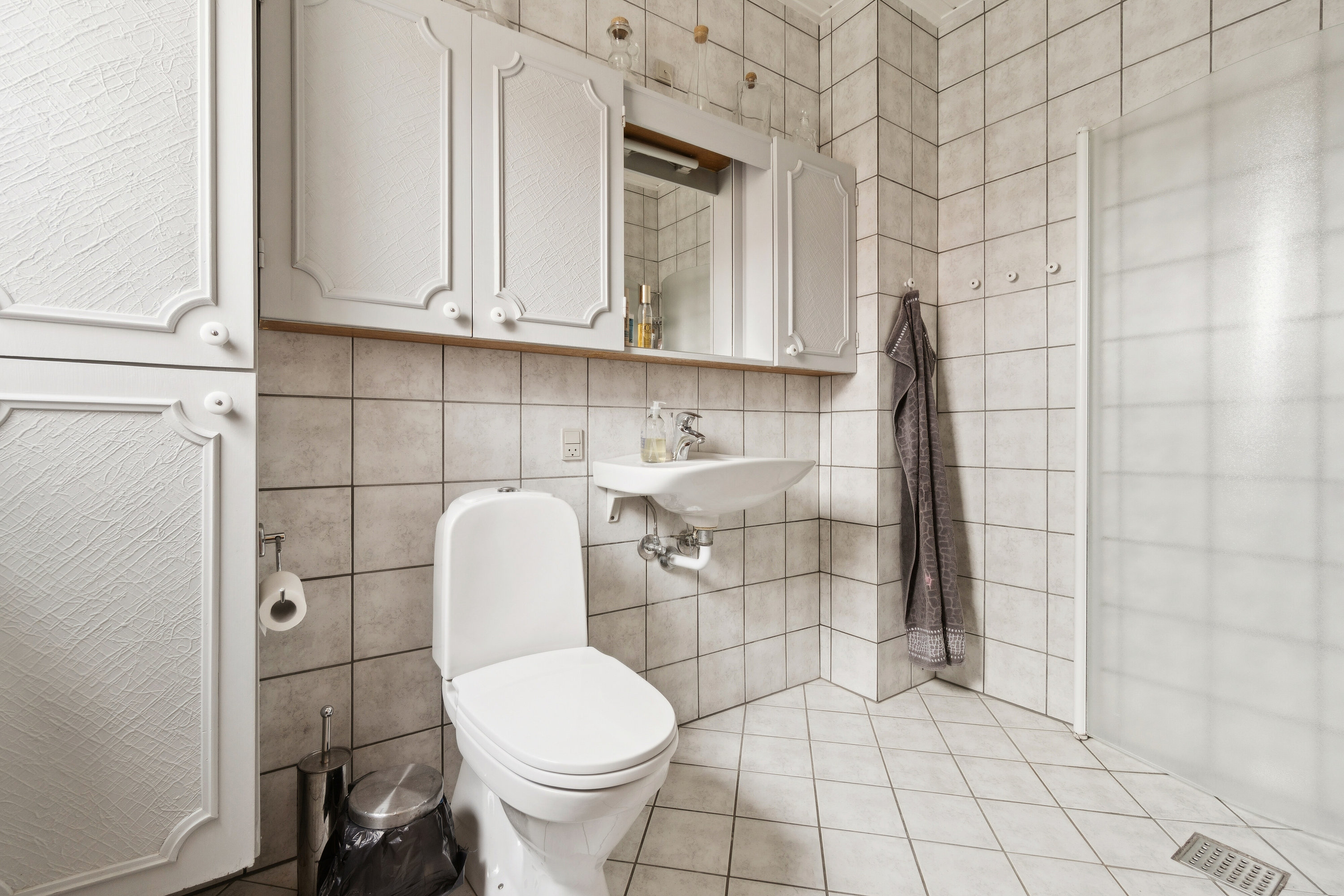 Fremhævet badeværelse billede i fuldskærmstilstand. Billede af Sandflugtsvej 24, 3700 Rønne