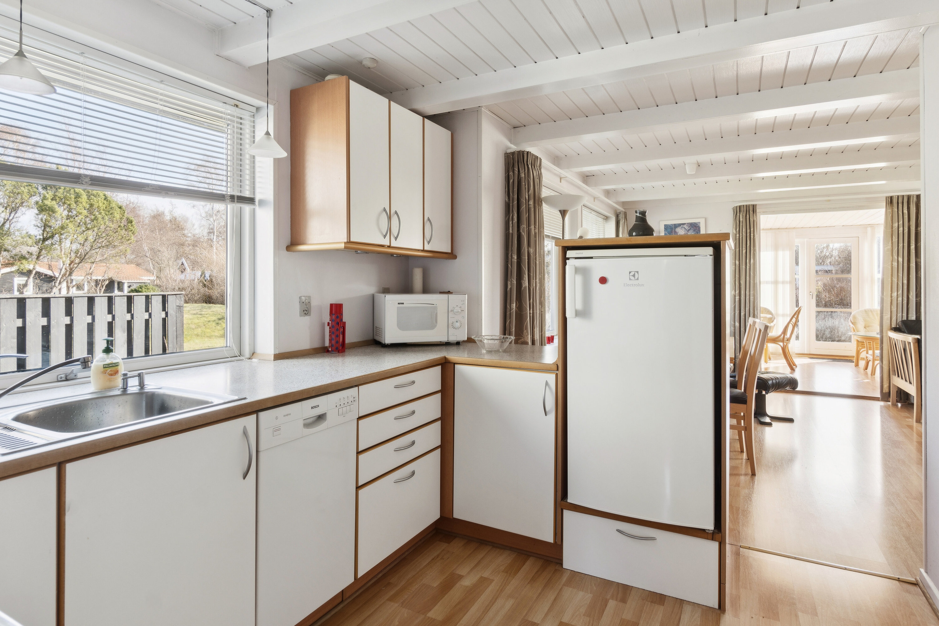 Fremhævet køkken billede i fuldskærmstilstand. Billede af Tjørnelunden 13, Bjerge Str, 4480 Store Fuglede