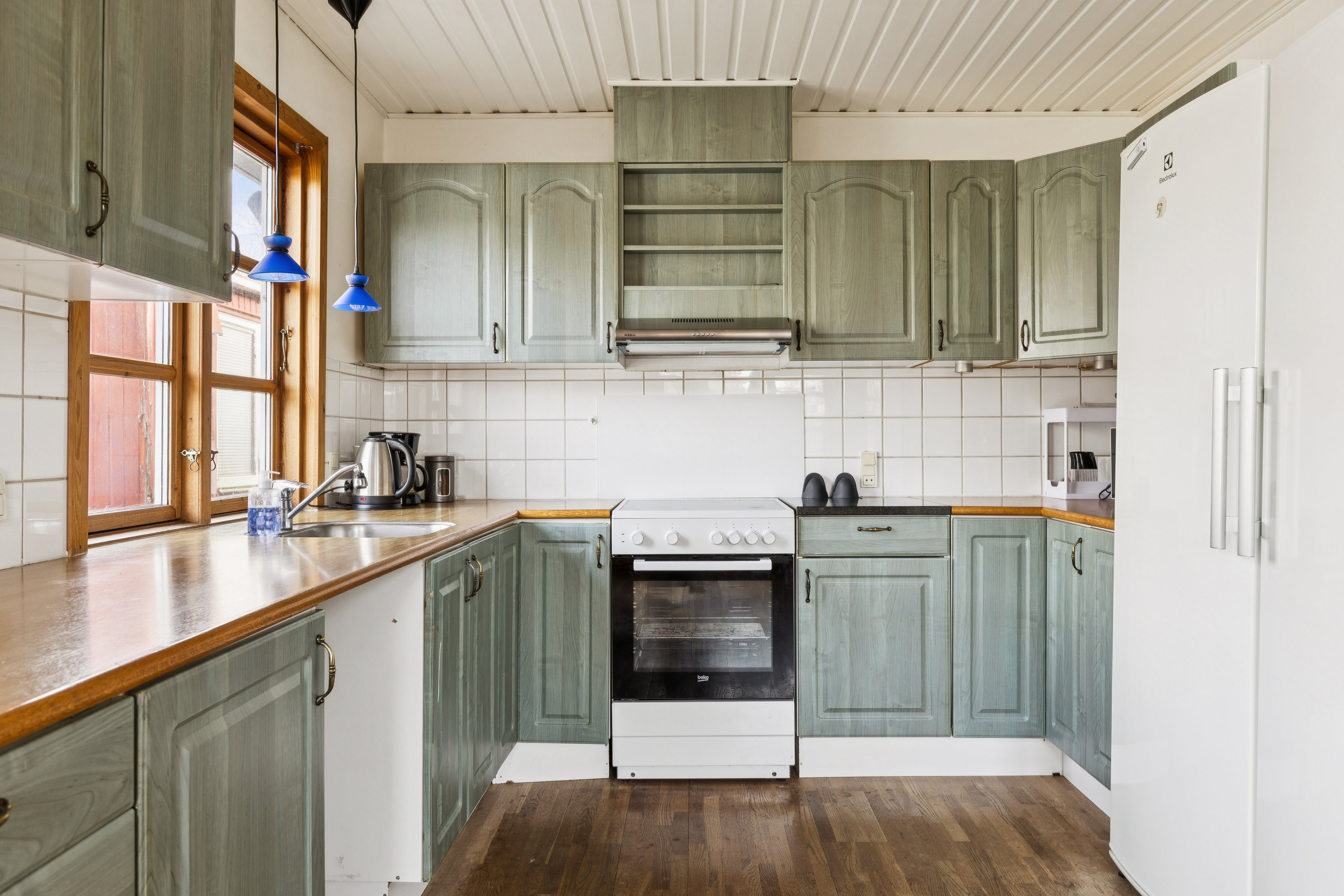 Fremhævet køkken billede i fuldskærmstilstand. Billede af Smedelodden 13, Stigs Bjergby, 4440 Mørkøv