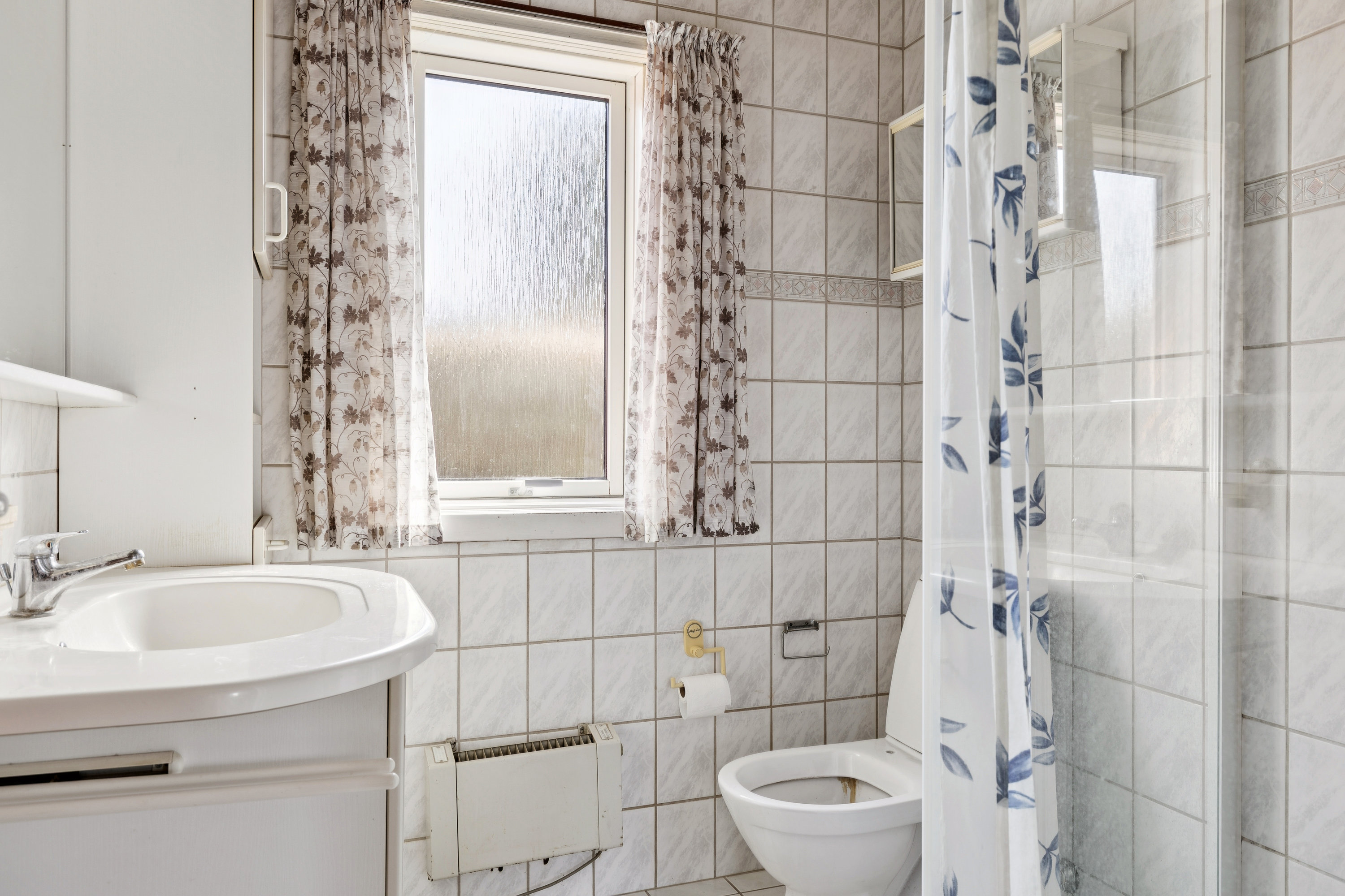 Fremhævet badeværelse billede i fuldskærmstilstand. Billede af Sneppevej 8, 4450 Jyderup