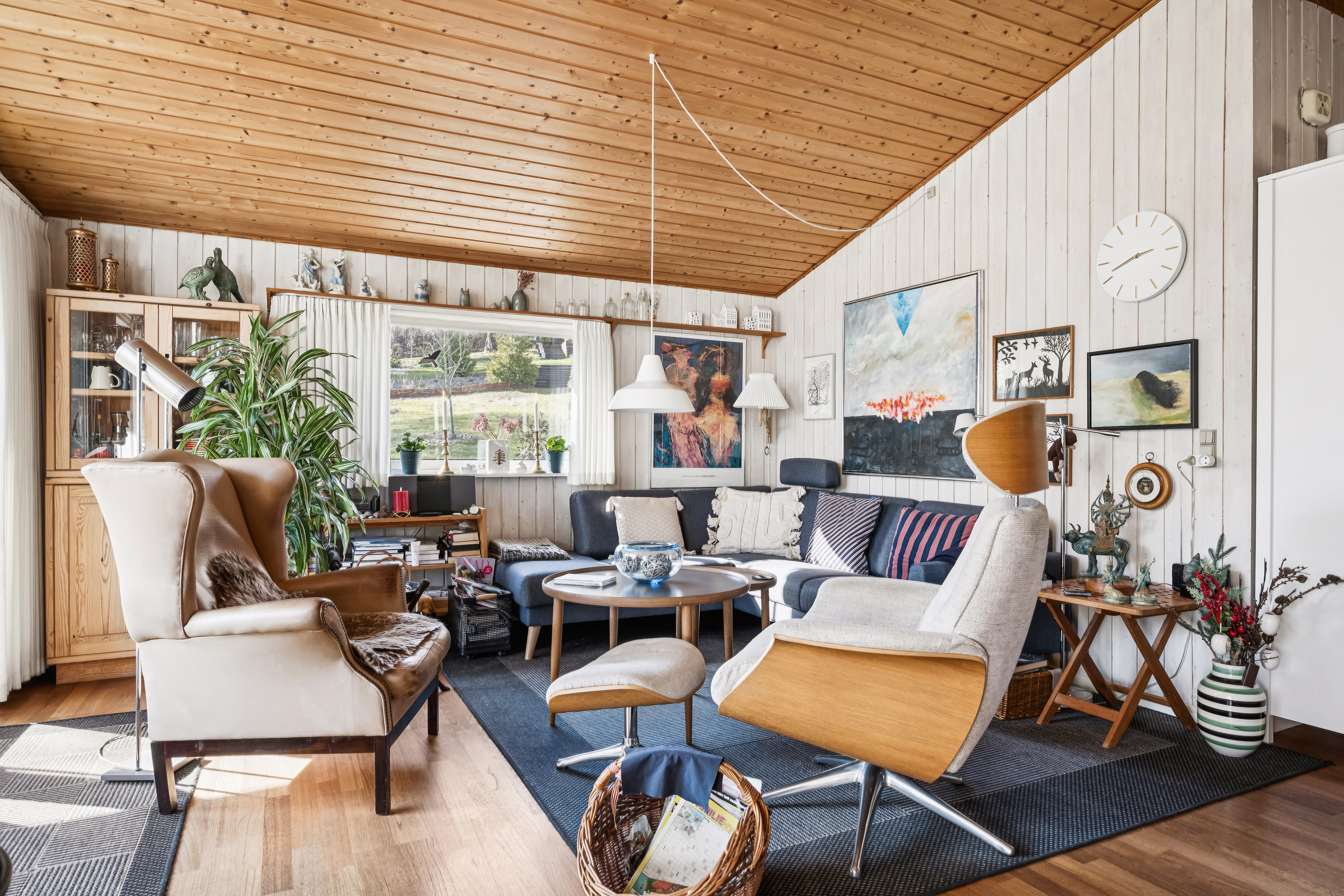 Fremhævet stue billede i fuldskærmstilstand. Billede af Bindeleddet 4, Landborup, 8420 Knebel