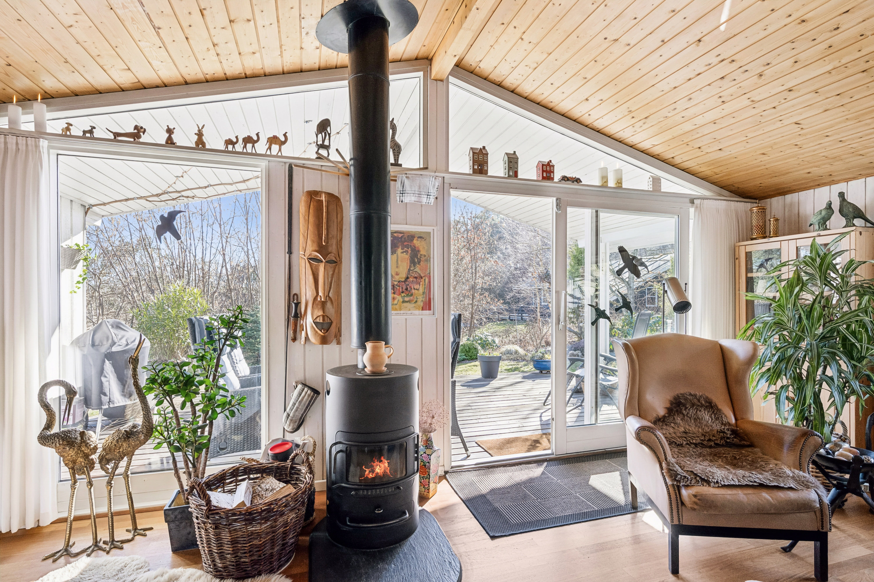 Fremhævet stue billede i fuldskærmstilstand. Billede af Bindeleddet 4, Landborup, 8420 Knebel