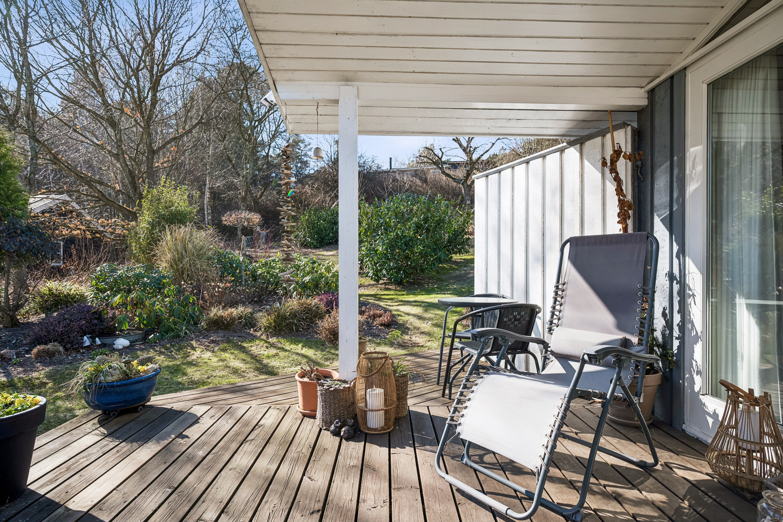 Fremhævet terrasse billede i fuldskærmstilstand. Billede af Bindeleddet 4, Landborup, 8420 Knebel