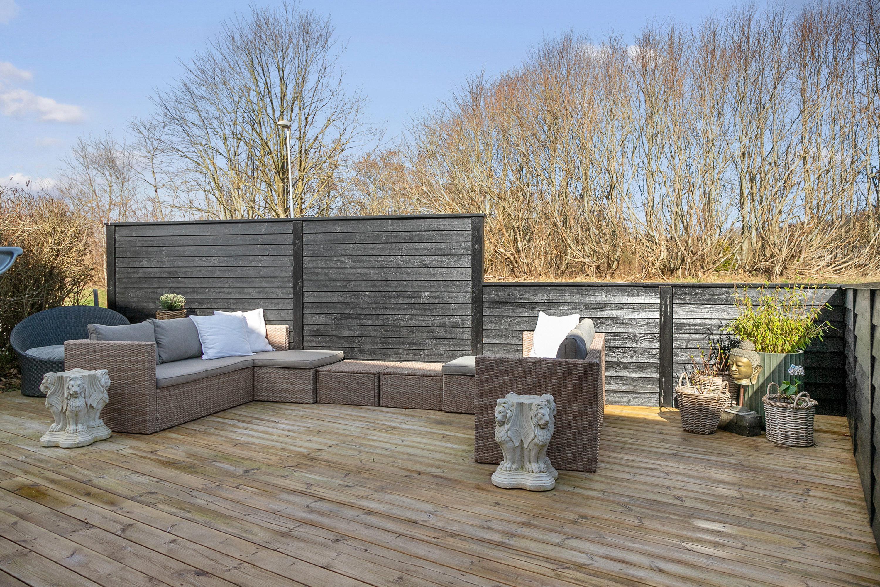 Fremhævet terrasse billede i fuldskærmstilstand. Billede af Gatten Møllevej 88, Gatten, 9640 Farsø