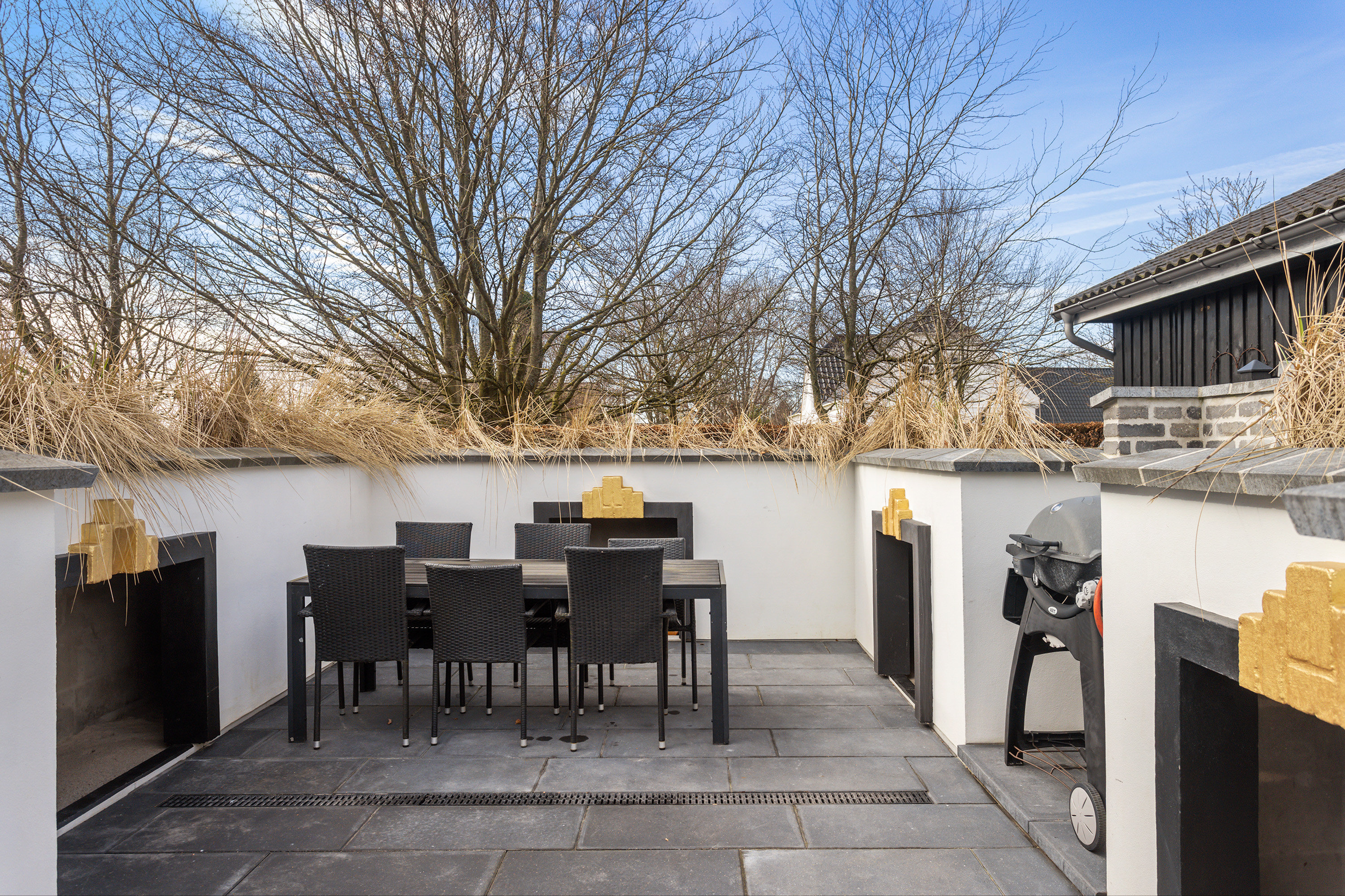 Fremhævet terrasse nedsænket billede i fuldskærmstilstand. Billede af Åhavevej 9, Voerså, 9300 Sæby