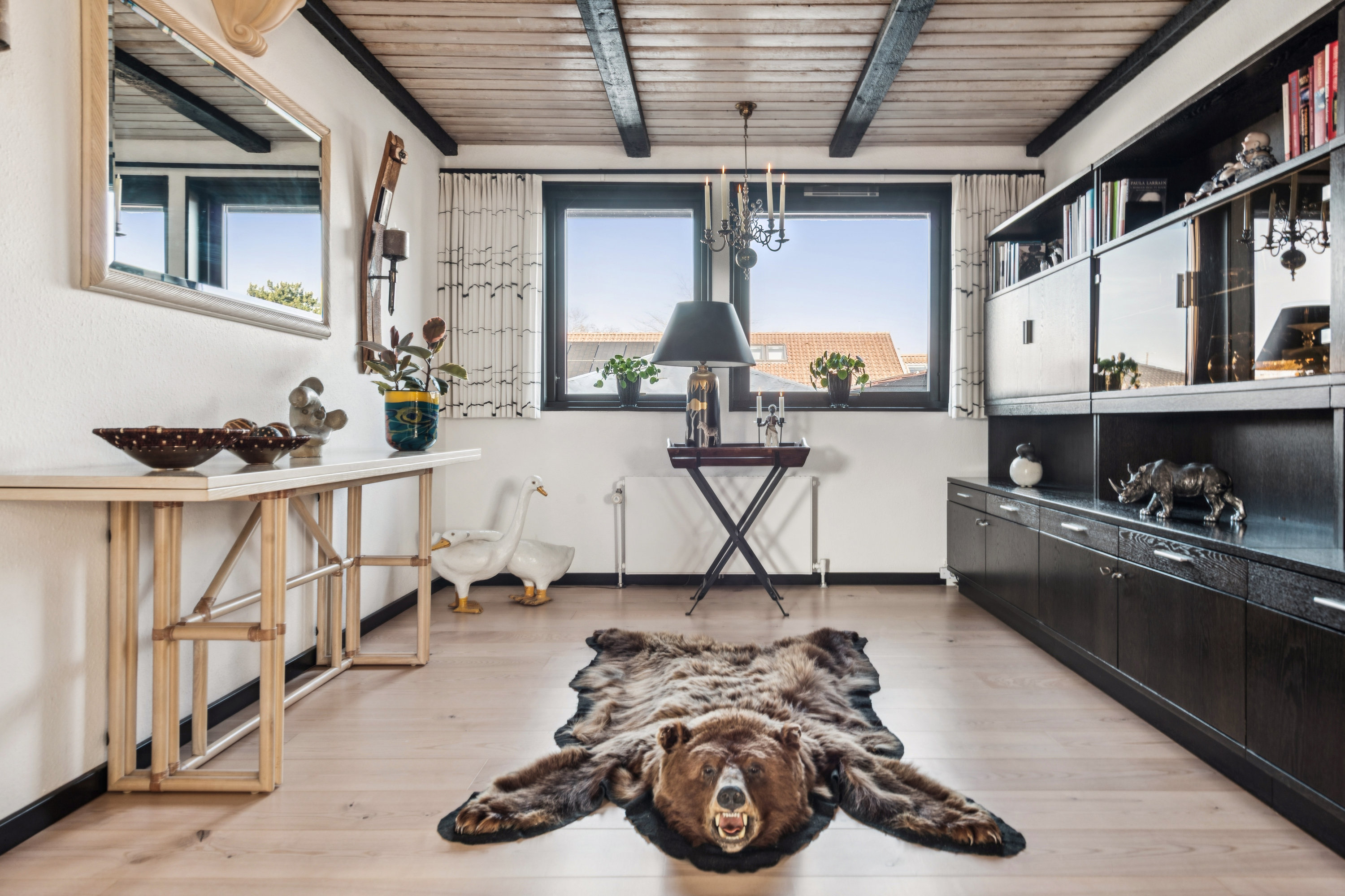 Fremhævet stue billede i fuldskærmstilstand. Billede af Firkløvervej 5, 2670 Greve