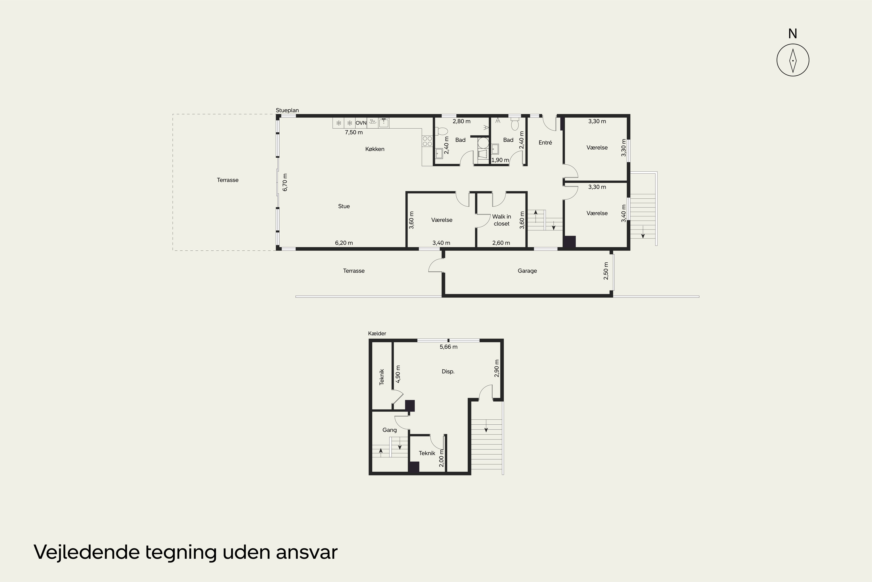 Plantegninger billede af Olfert Fischers Vej 4, Tåsinge, 5700 Svendborg