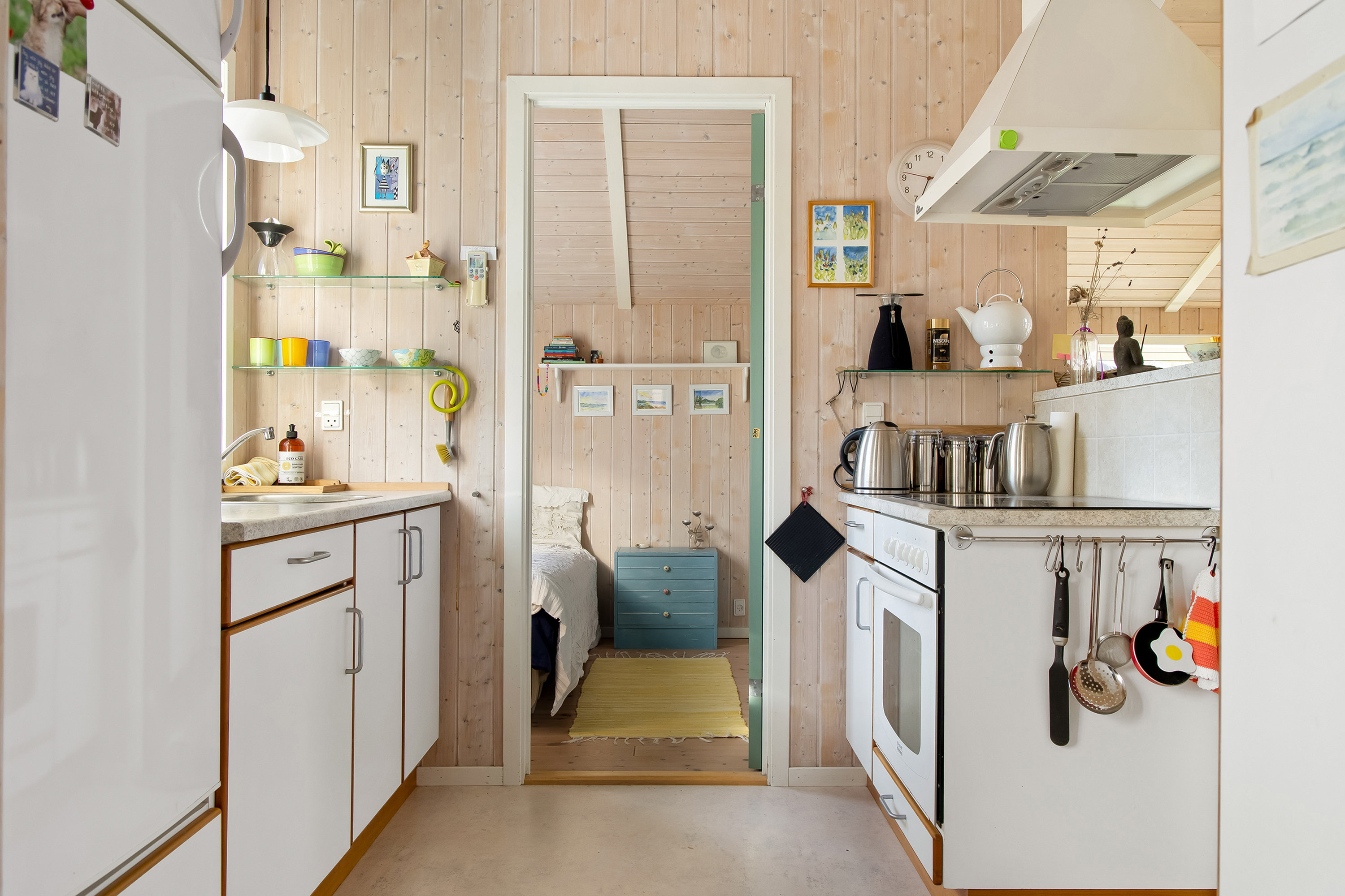 Fremhævet køkken billede i fuldskærmstilstand. Billede af Kystvej 39, Tørslev Hage, 3630 Jægerspris