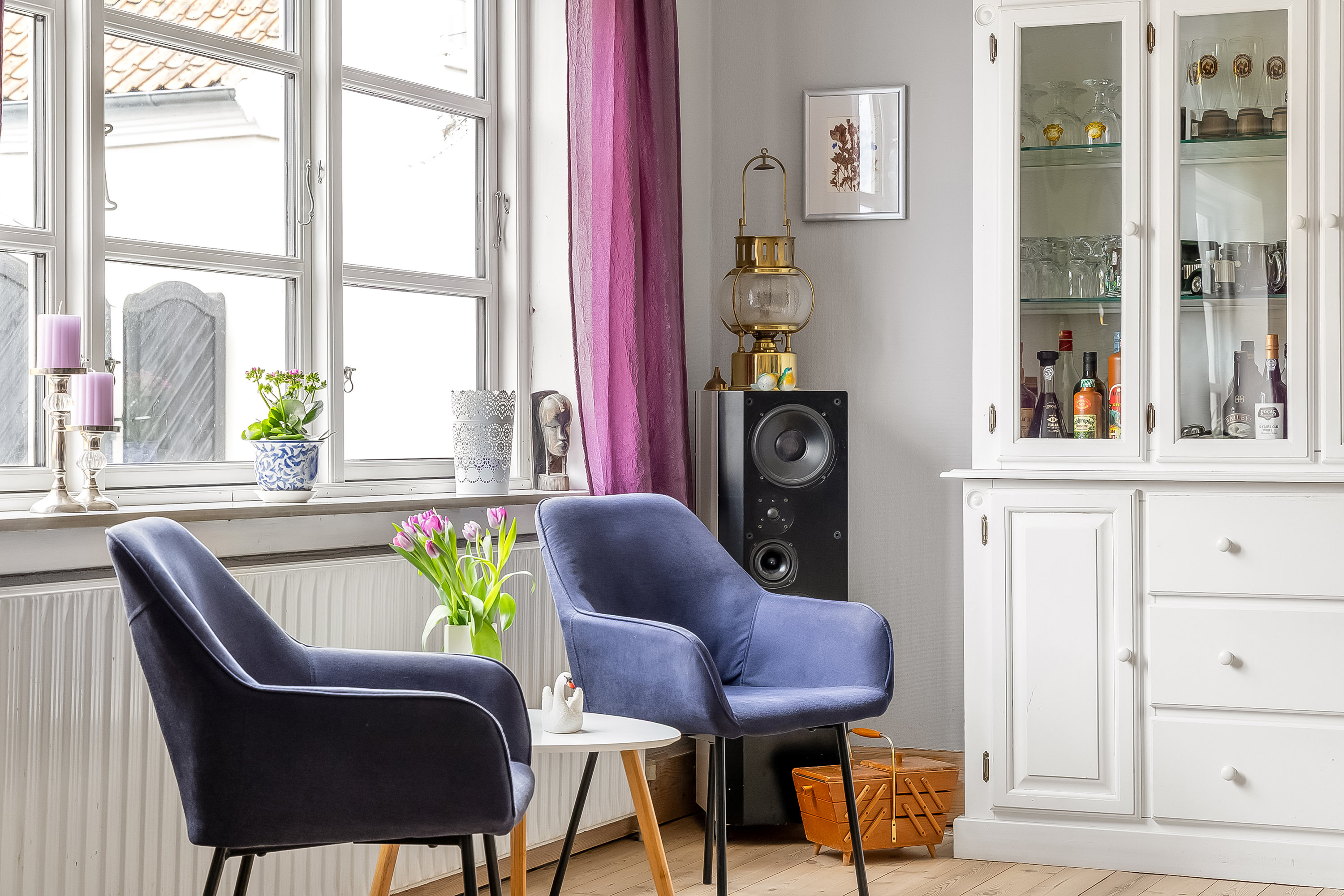 Fremhævet stue billede i fuldskærmstilstand. Billede af Møllegade 8, 3250 Gilleleje