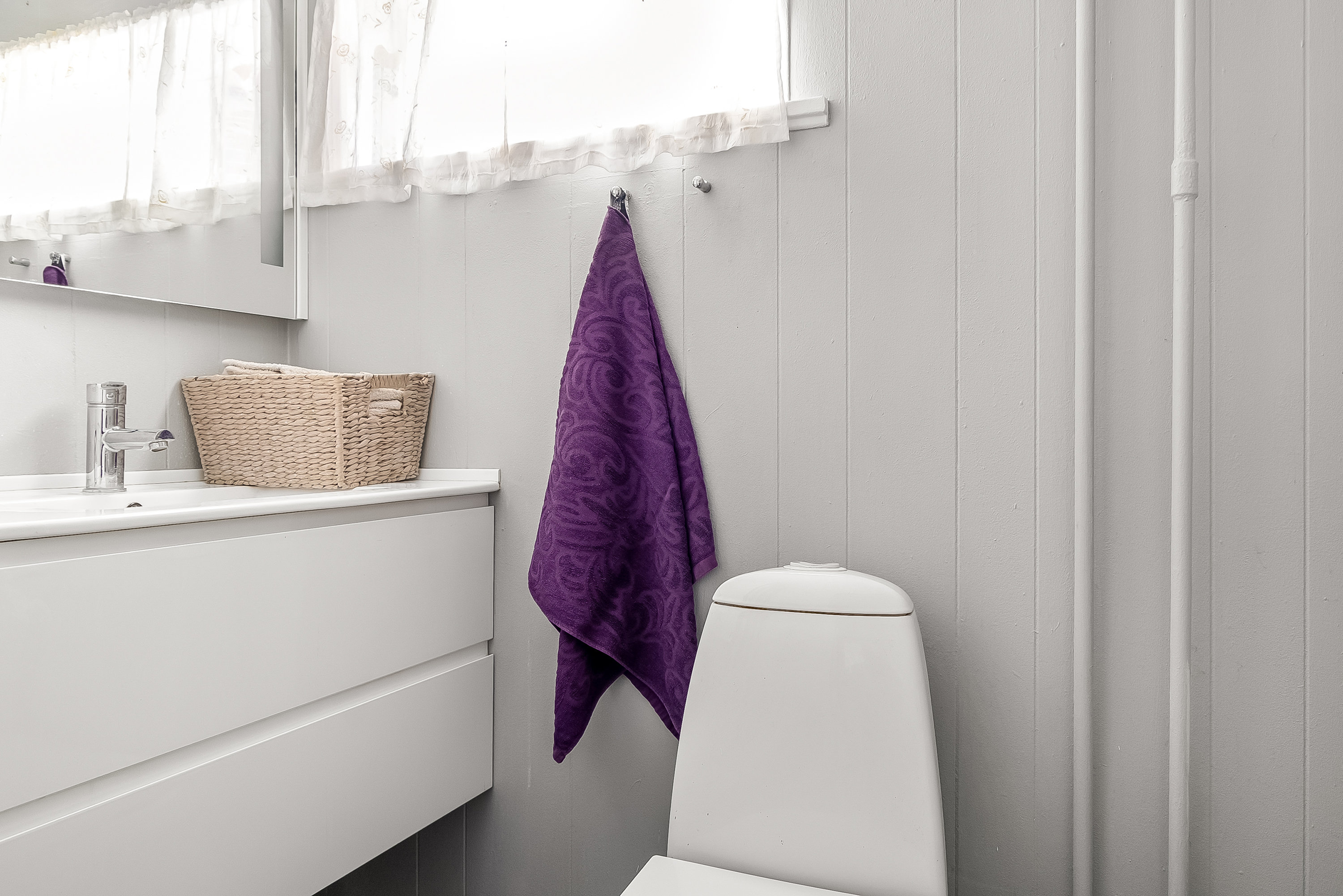 Fremhævet toilet billede i fuldskærmstilstand. Billede af Møllegade 8, 3250 Gilleleje