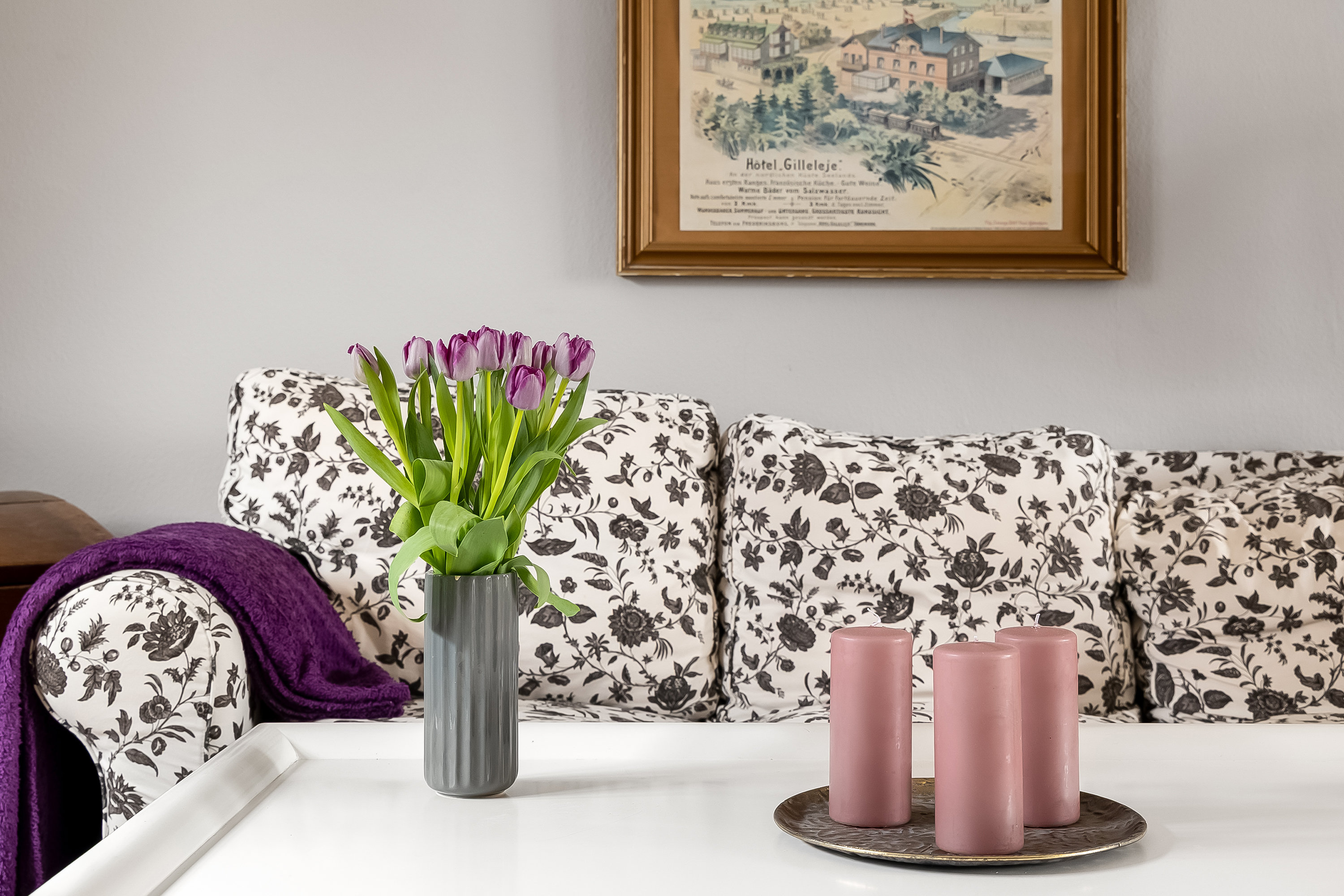 Fremhævet stue billede i fuldskærmstilstand. Billede af Møllegade 8, 3250 Gilleleje