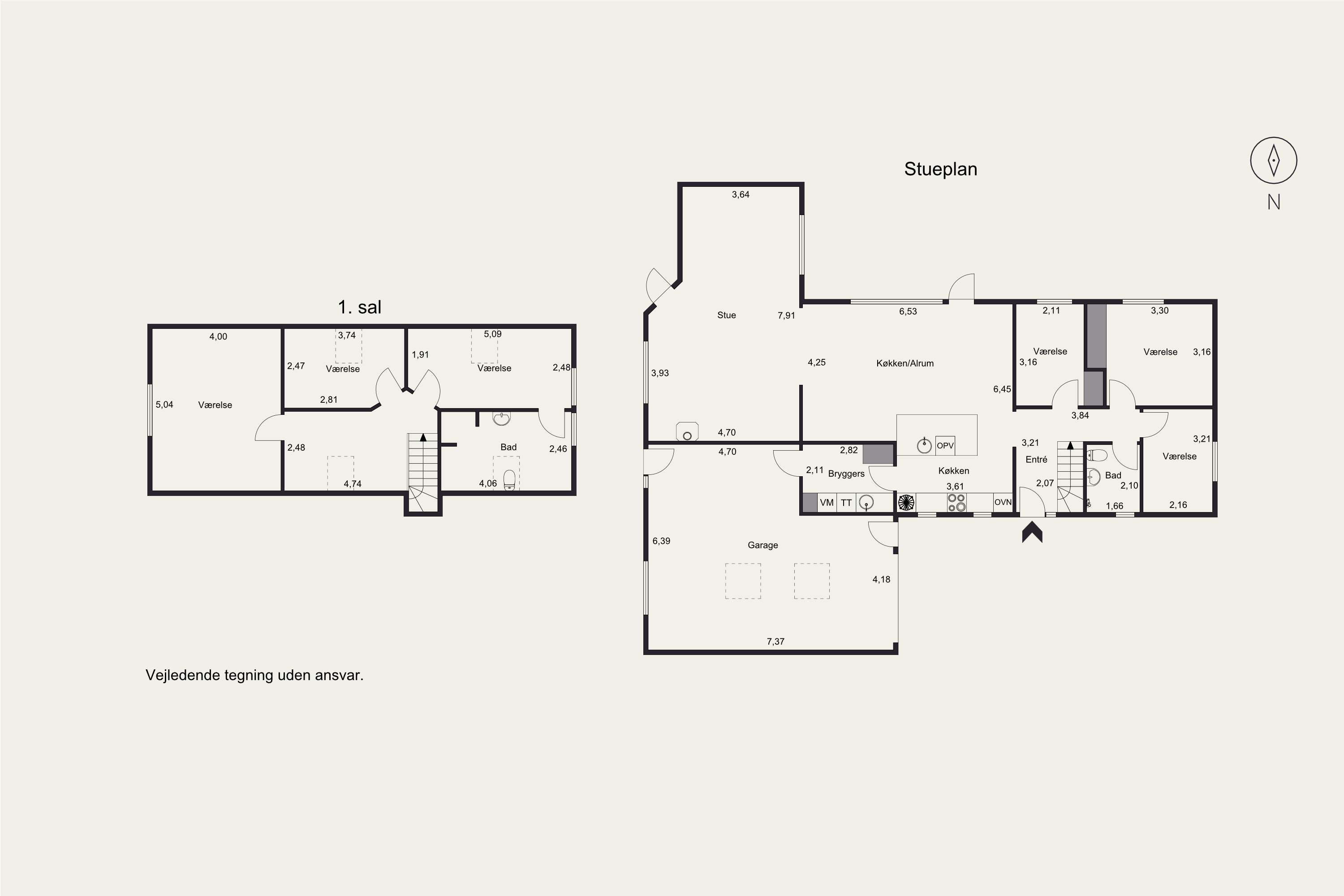 Plantegninger billede af Hindbærvej 7, 6715 Esbjerg N