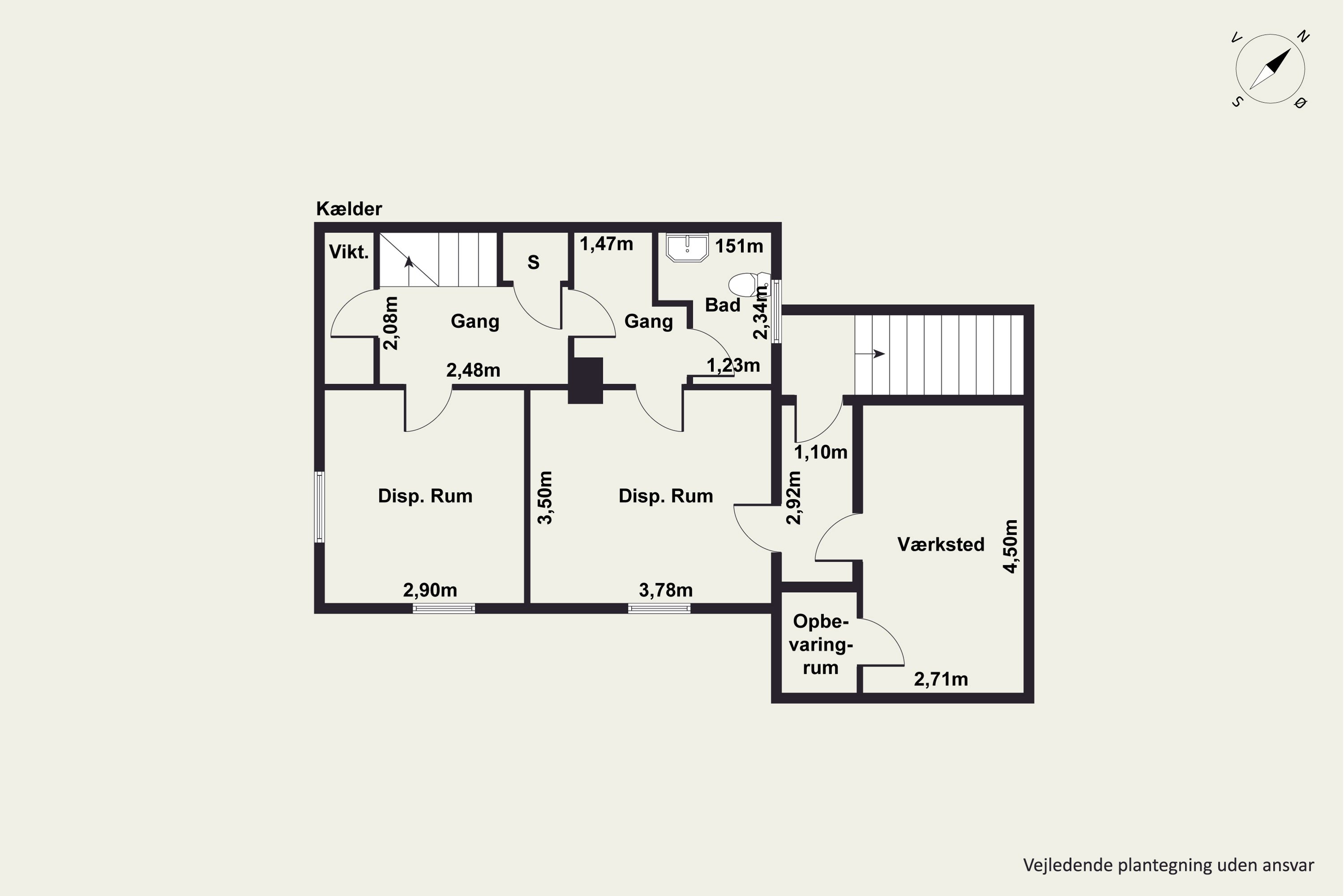 Plantegninger billede af Vroldvej 89, Vrold, 8660 Skanderborg