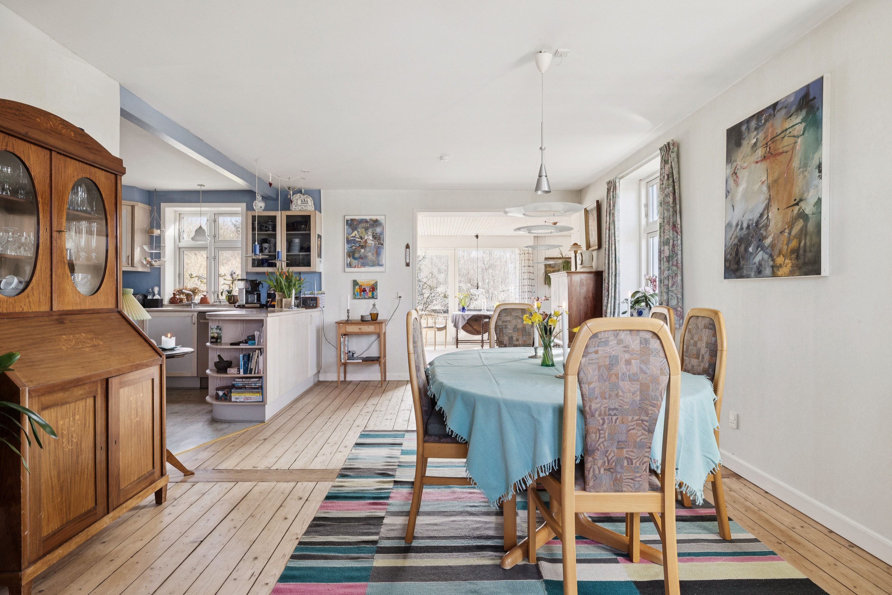 Fremhævet spisestue billede i fuldskærmstilstand. Billede af Vroldvej 89, Vrold, 8660 Skanderborg