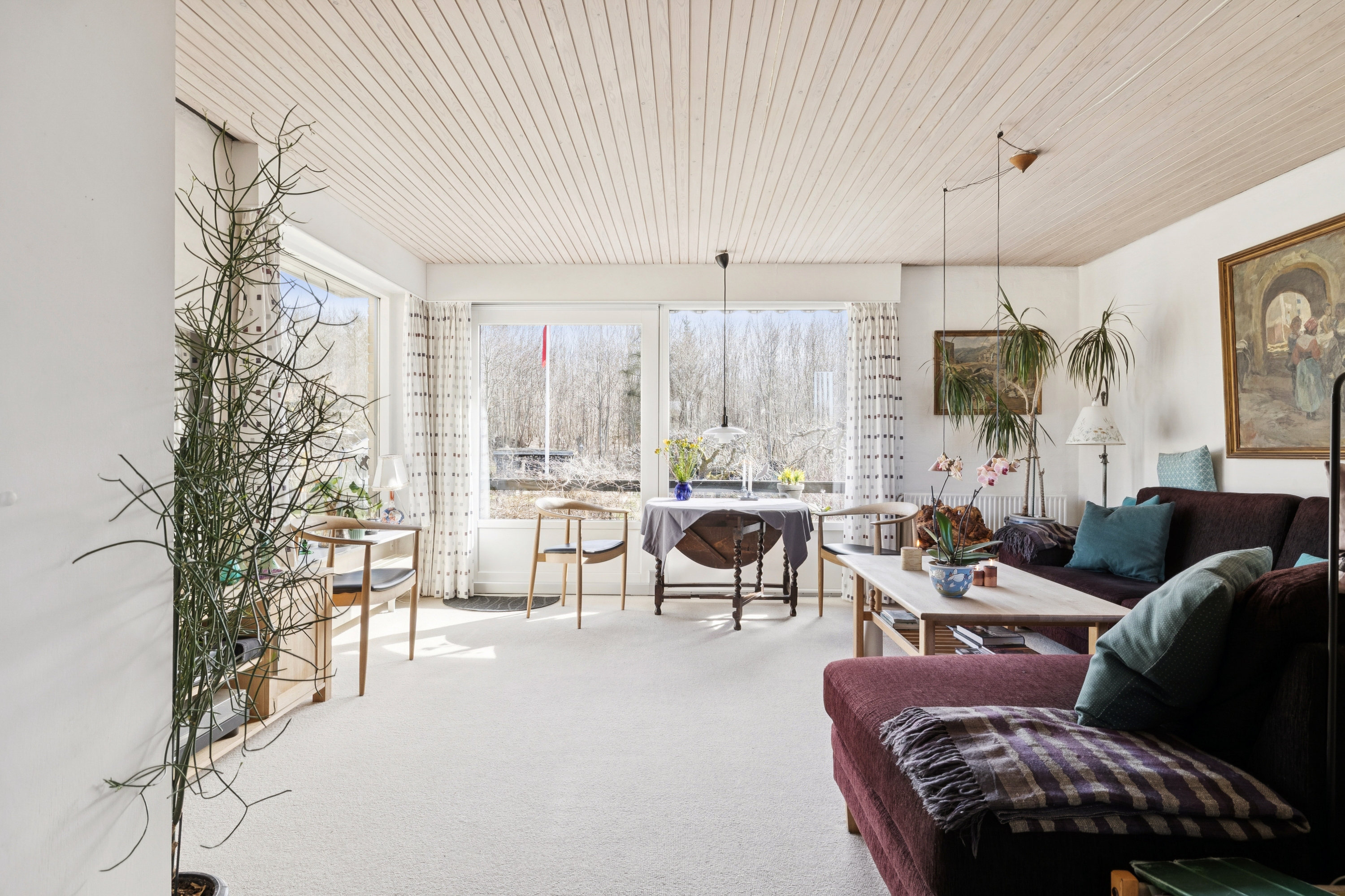 Fremhævet stue billede i fuldskærmstilstand. Billede af Vroldvej 89, Vrold, 8660 Skanderborg