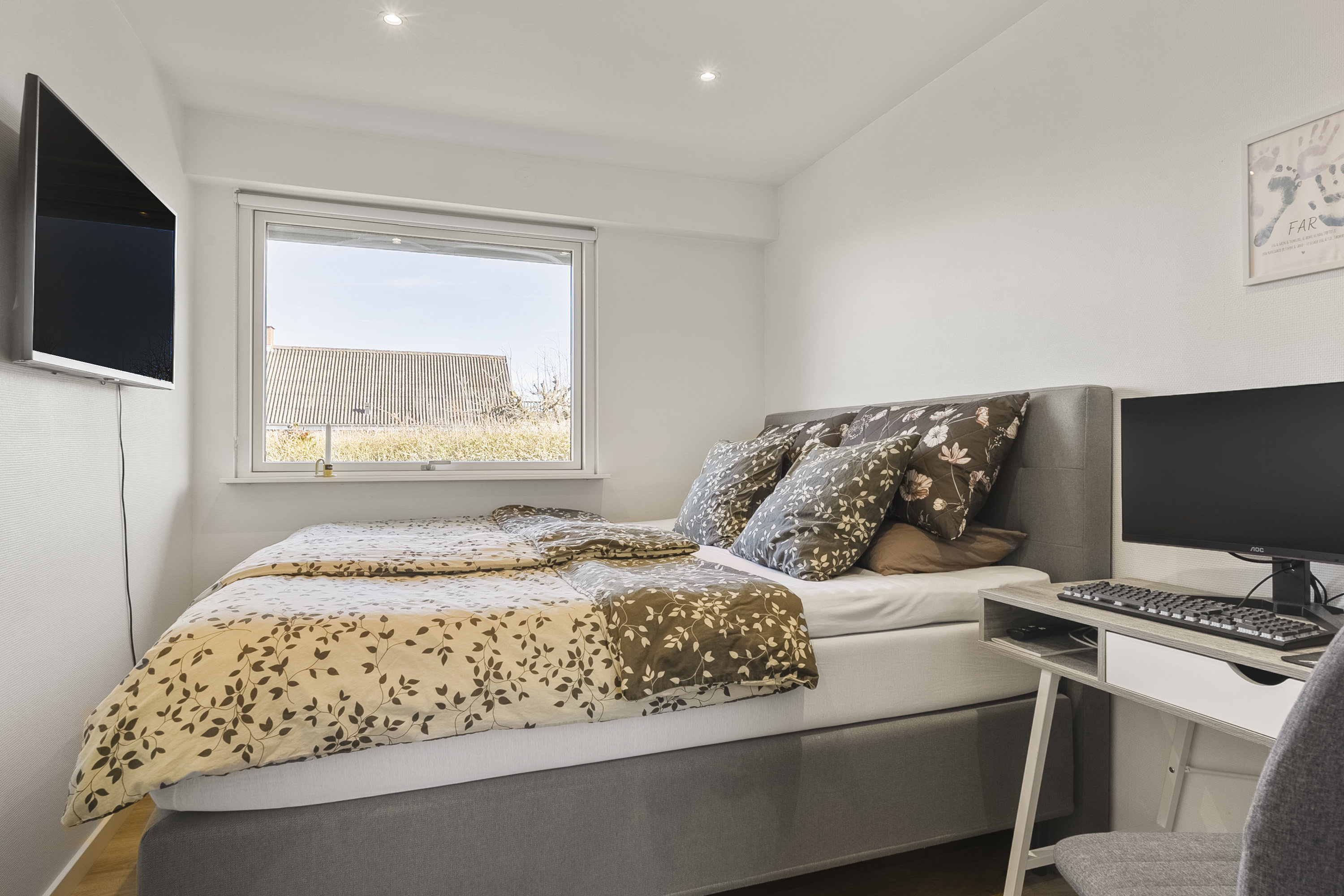 Fremhævet soveværelse billede i fuldskærmstilstand. Billede af Fjordparken 46, 8700 Horsens