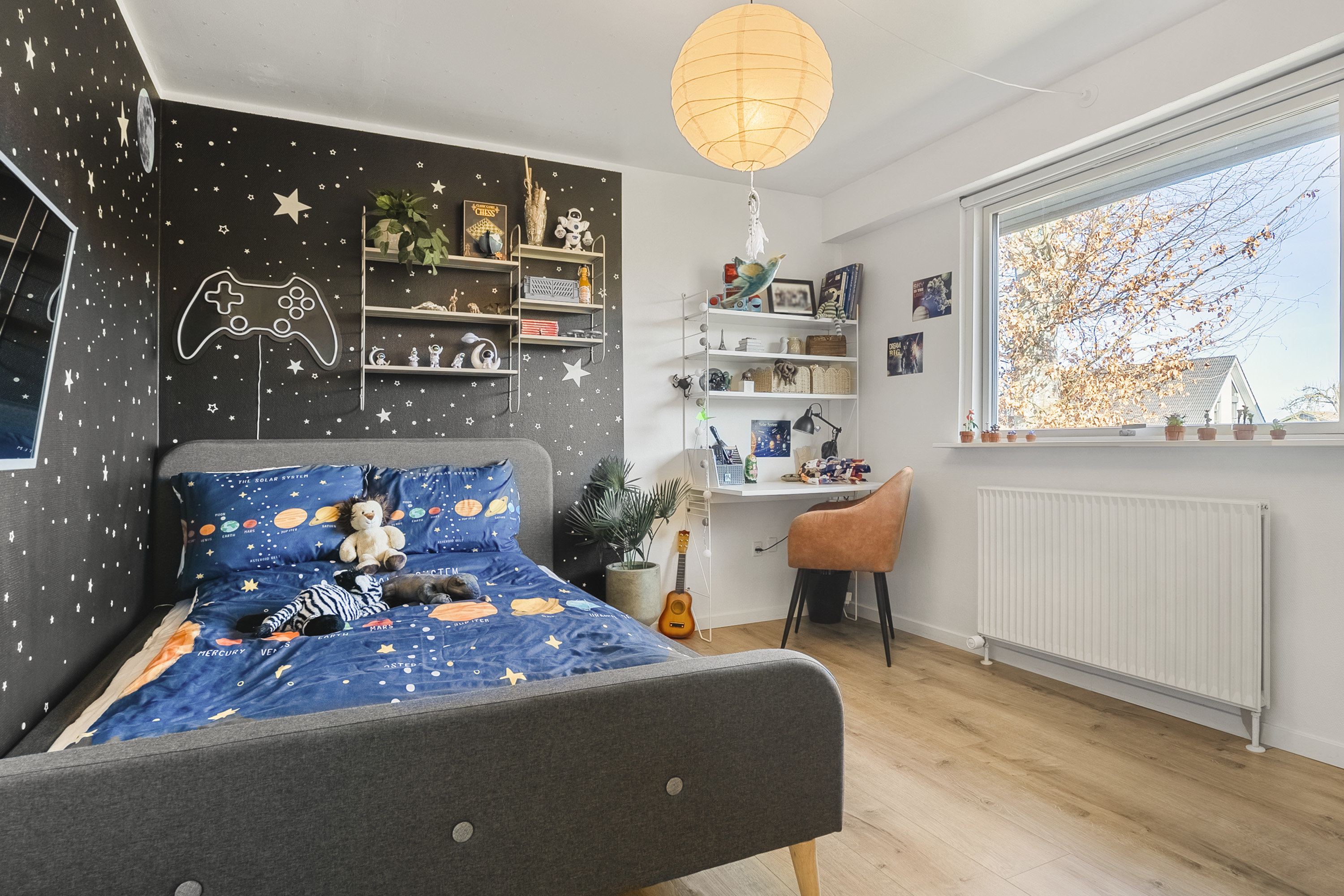 Fremhævet soveværelse billede i fuldskærmstilstand. Billede af Fjordparken 46, 8700 Horsens