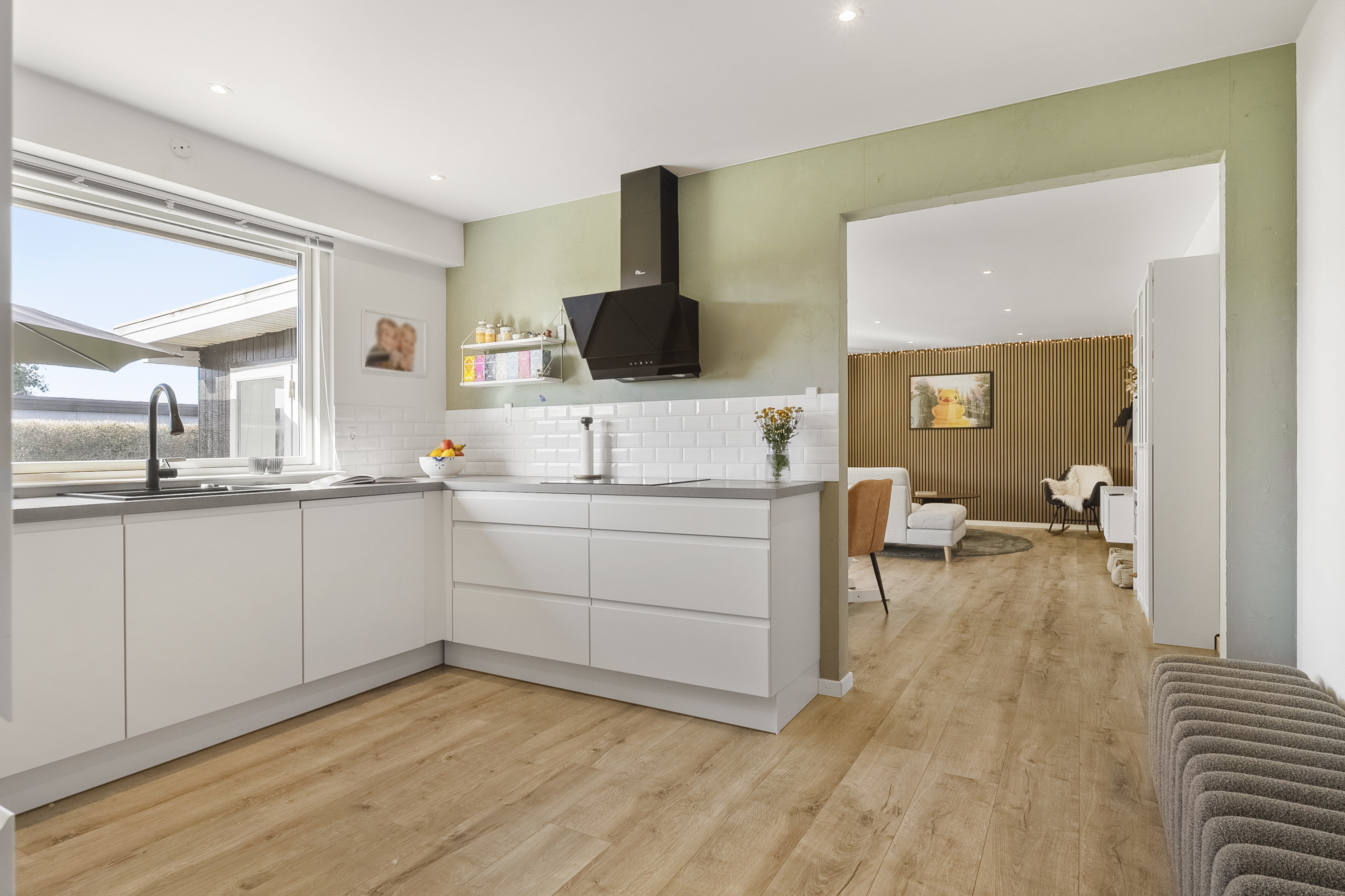 Fremhævet køkken billede i fuldskærmstilstand. Billede af Fjordparken 46, 8700 Horsens