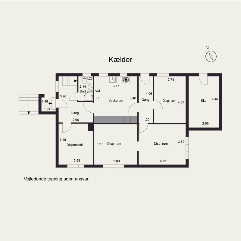 Plantegninger billede af Vestergade 25, 5492 Vissenbjerg