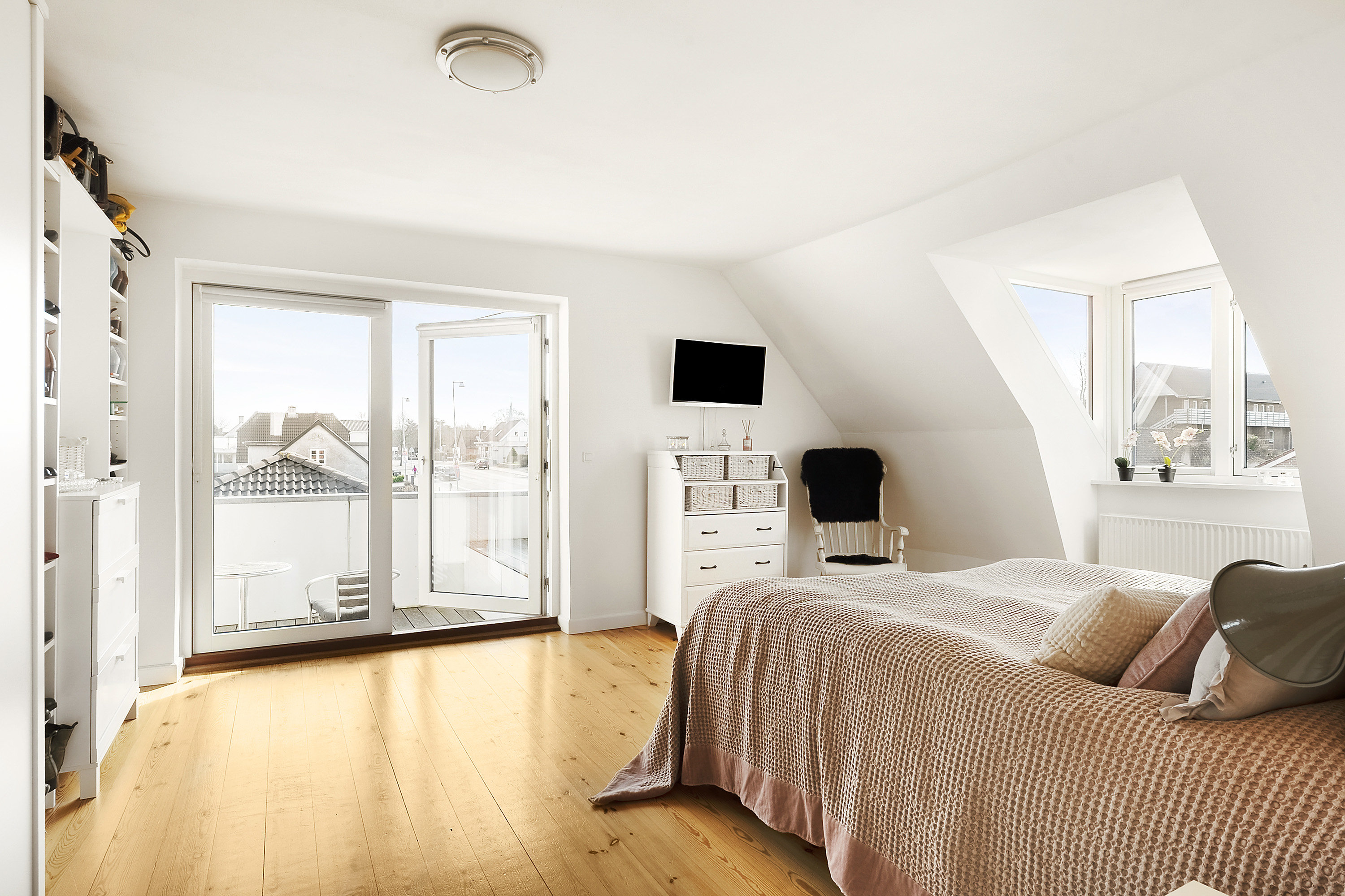 Fremhævet soveværelse billede i fuldskærmstilstand. Billede af Vestergade 25, 5492 Vissenbjerg