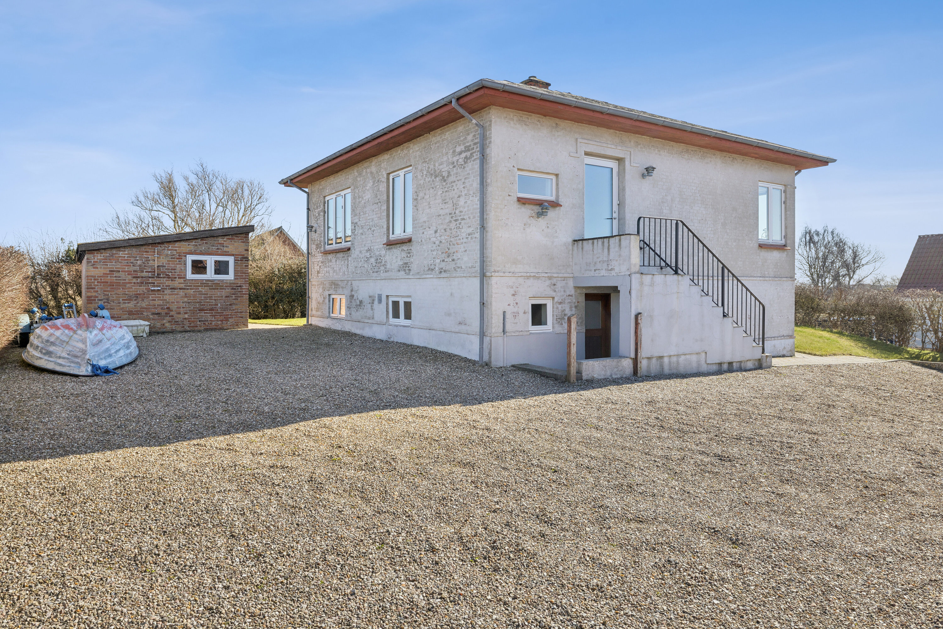 Fremhævet set fra vejen billede i fuldskærmstilstand. Billede af Østergade 45, 5935 Bagenkop