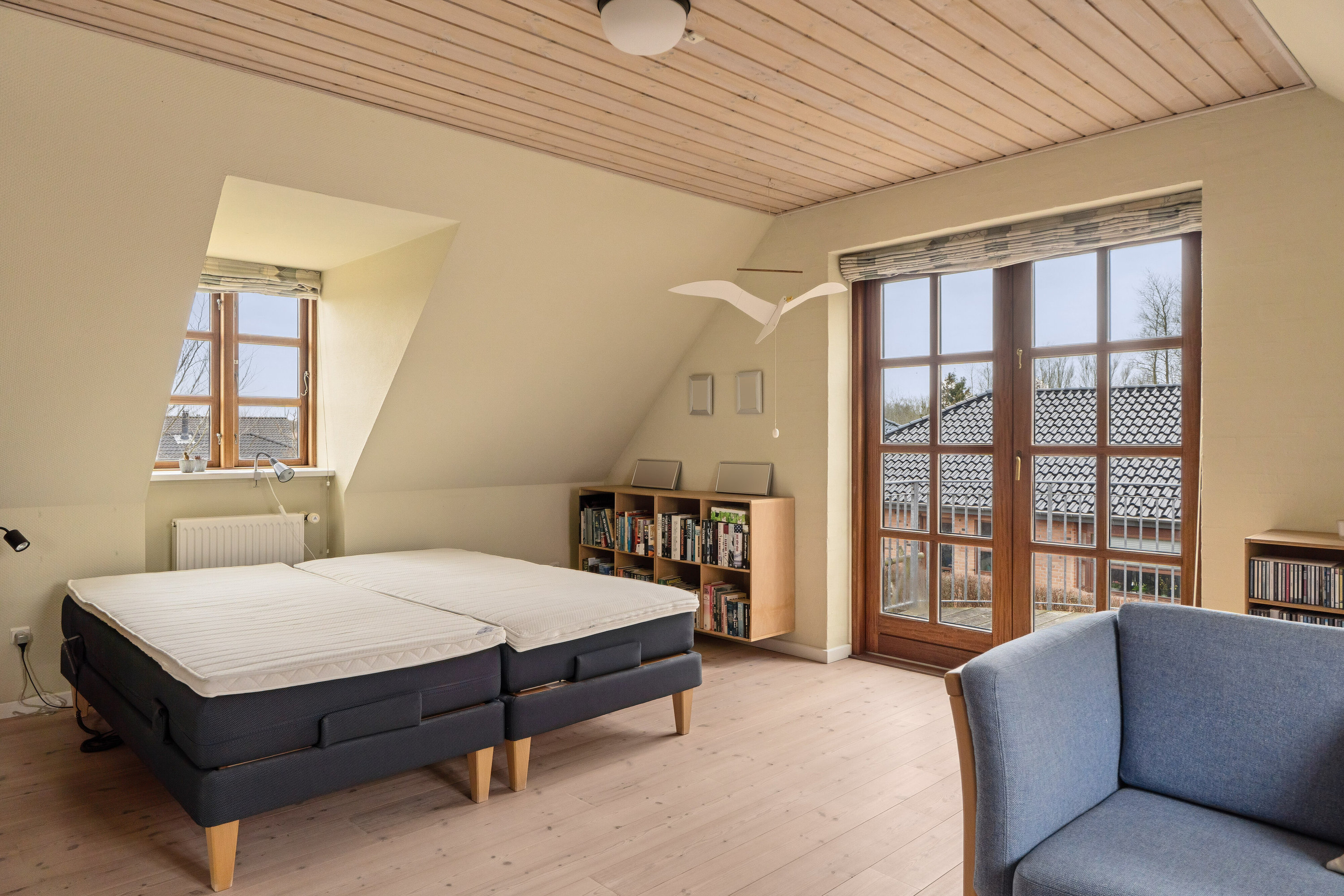 Fremhævet soveværelse billede i fuldskærmstilstand. Billede af H C Andersens Vej 171, 9800 Hjørring