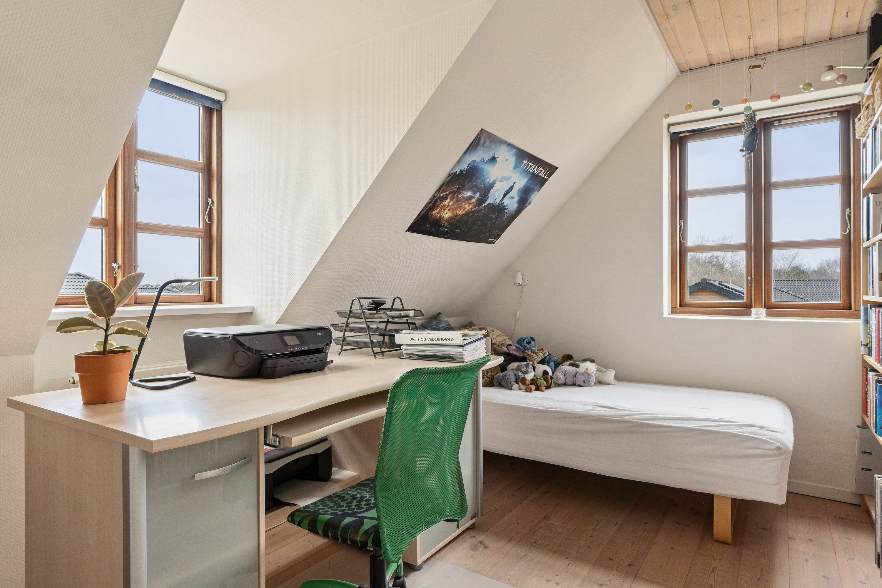 Fremhævet soveværelse billede i fuldskærmstilstand. Billede af H C Andersens Vej 171, 9800 Hjørring