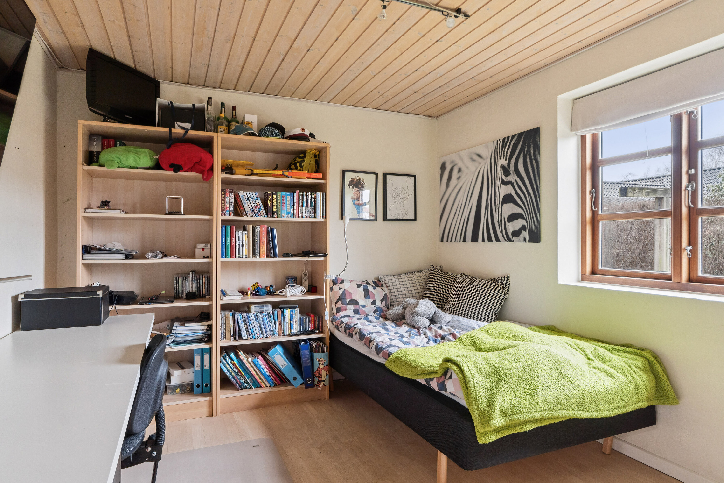 Fremhævet soveværelse billede i fuldskærmstilstand. Billede af H C Andersens Vej 171, 9800 Hjørring