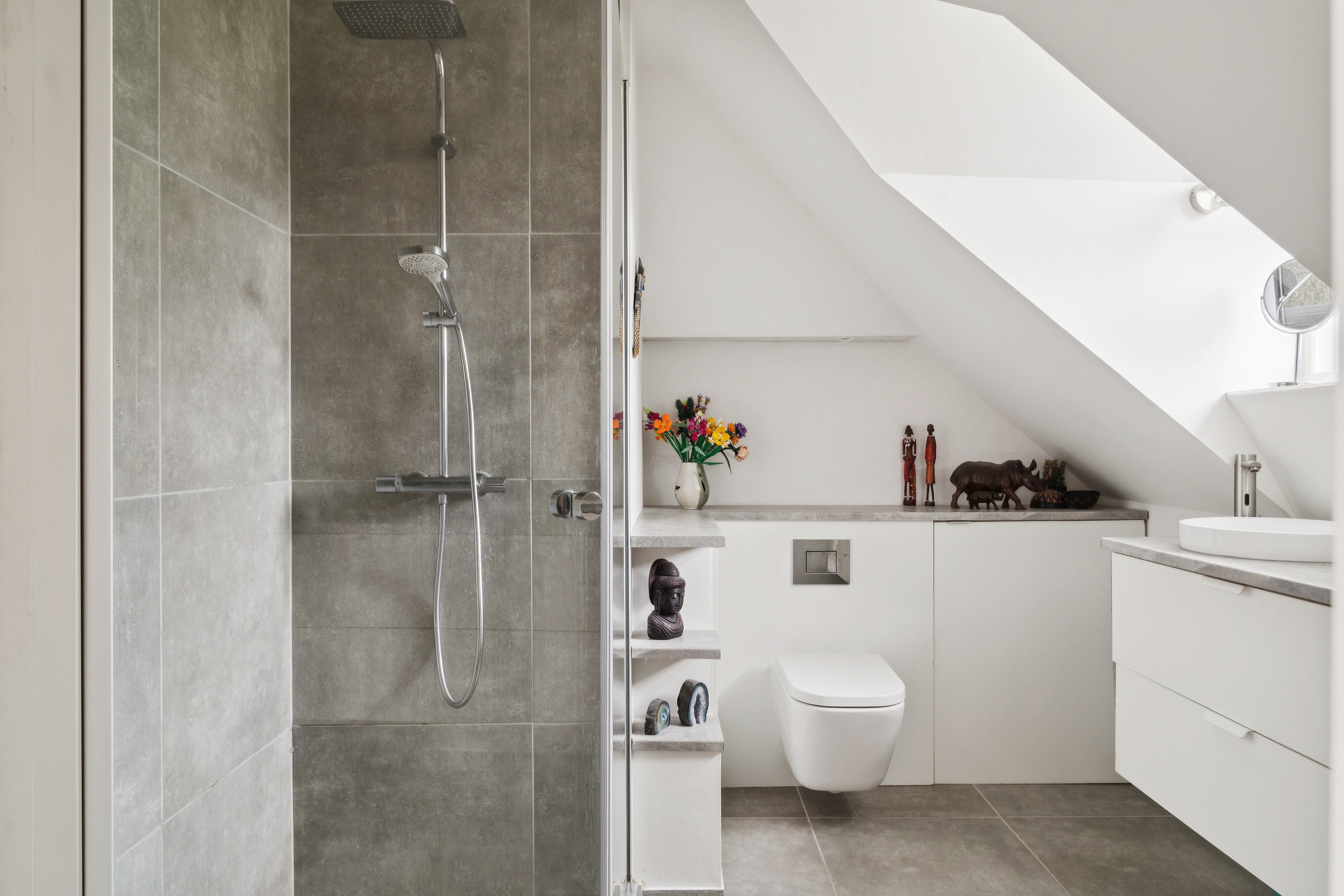 Fremhævet badeværelse billede i fuldskærmstilstand. Billede af Reventlowsvej 37, 8260 Viby J