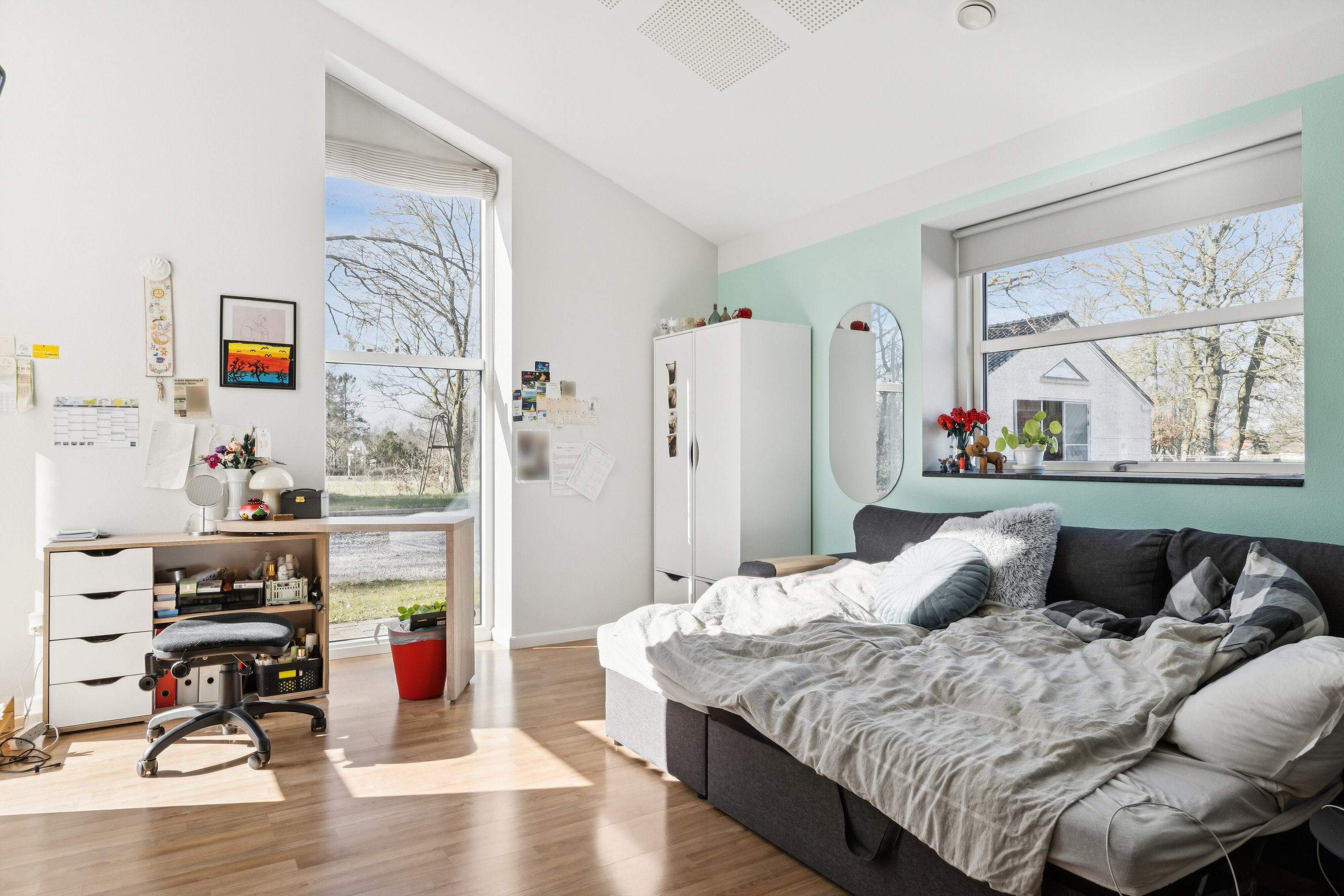 Fremhævet stue billede i fuldskærmstilstand. Billede af Søndertoft 51, Tørsbøl, 6300 Gråsten