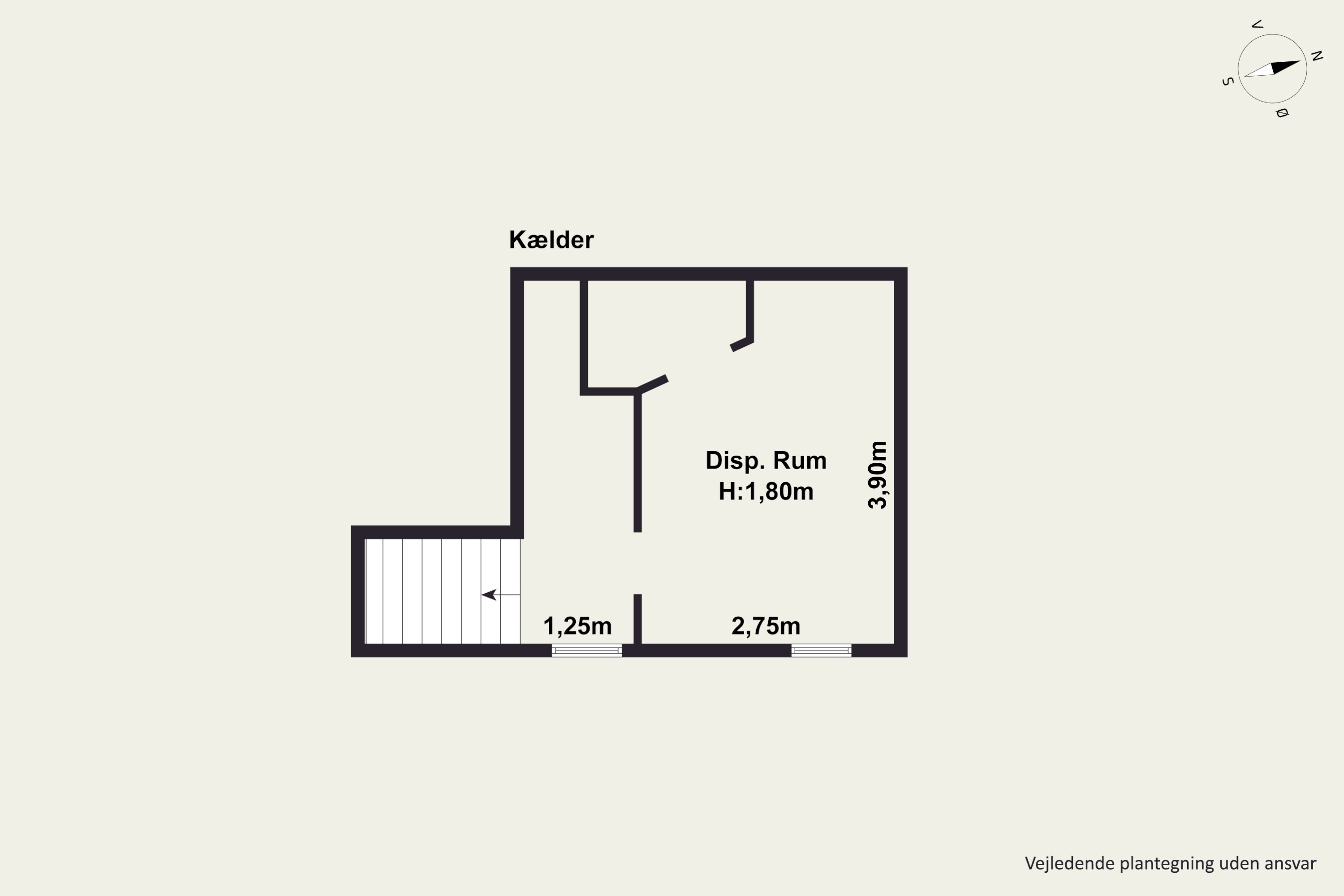 Plantegninger billede af Tværgade 20, 9270 Klarup