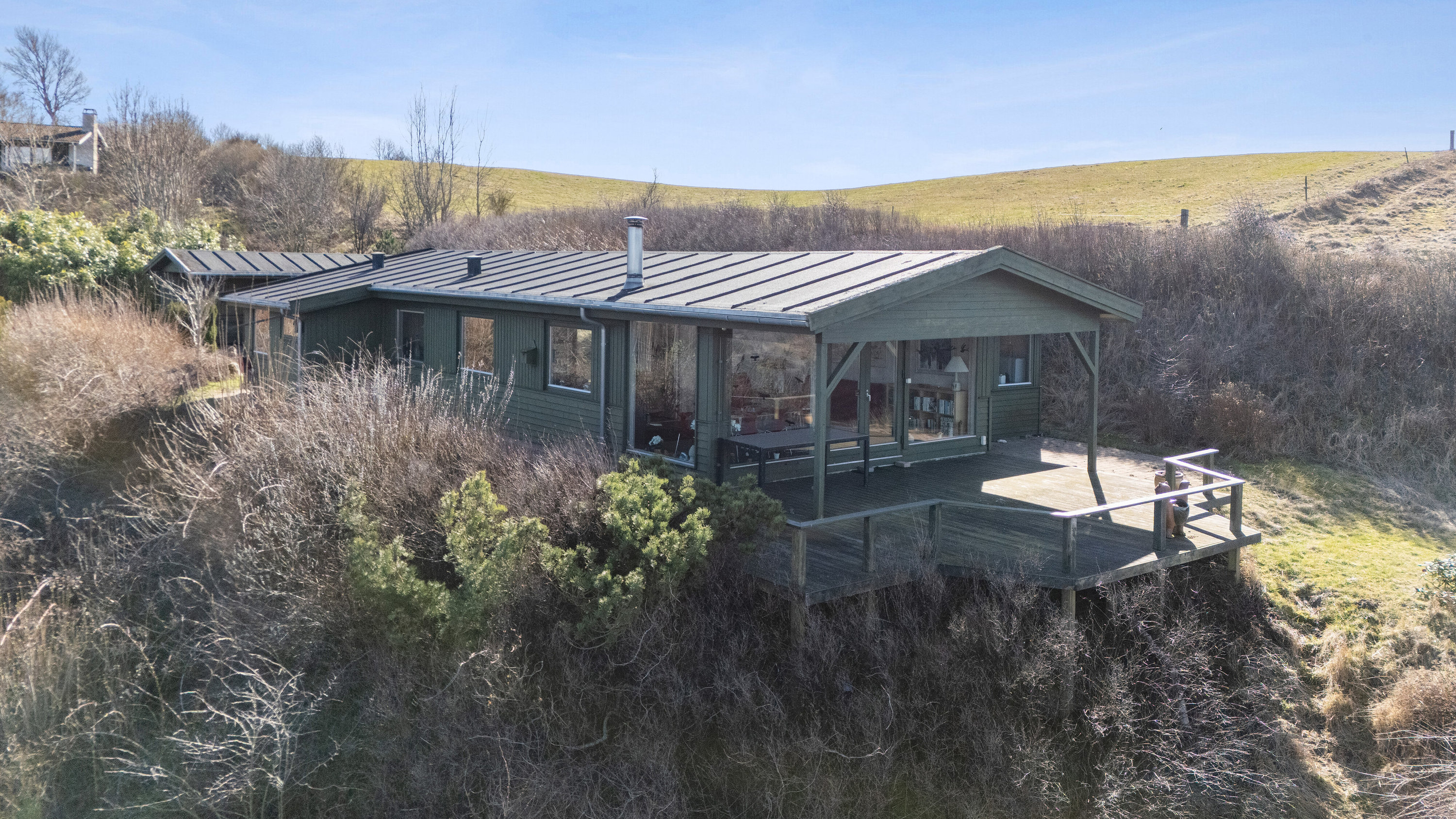 Fremhævet luftfoto billede i fuldskærmstilstand. Billede af Varhøj 15, Veddinge, 4540 Fårevejle