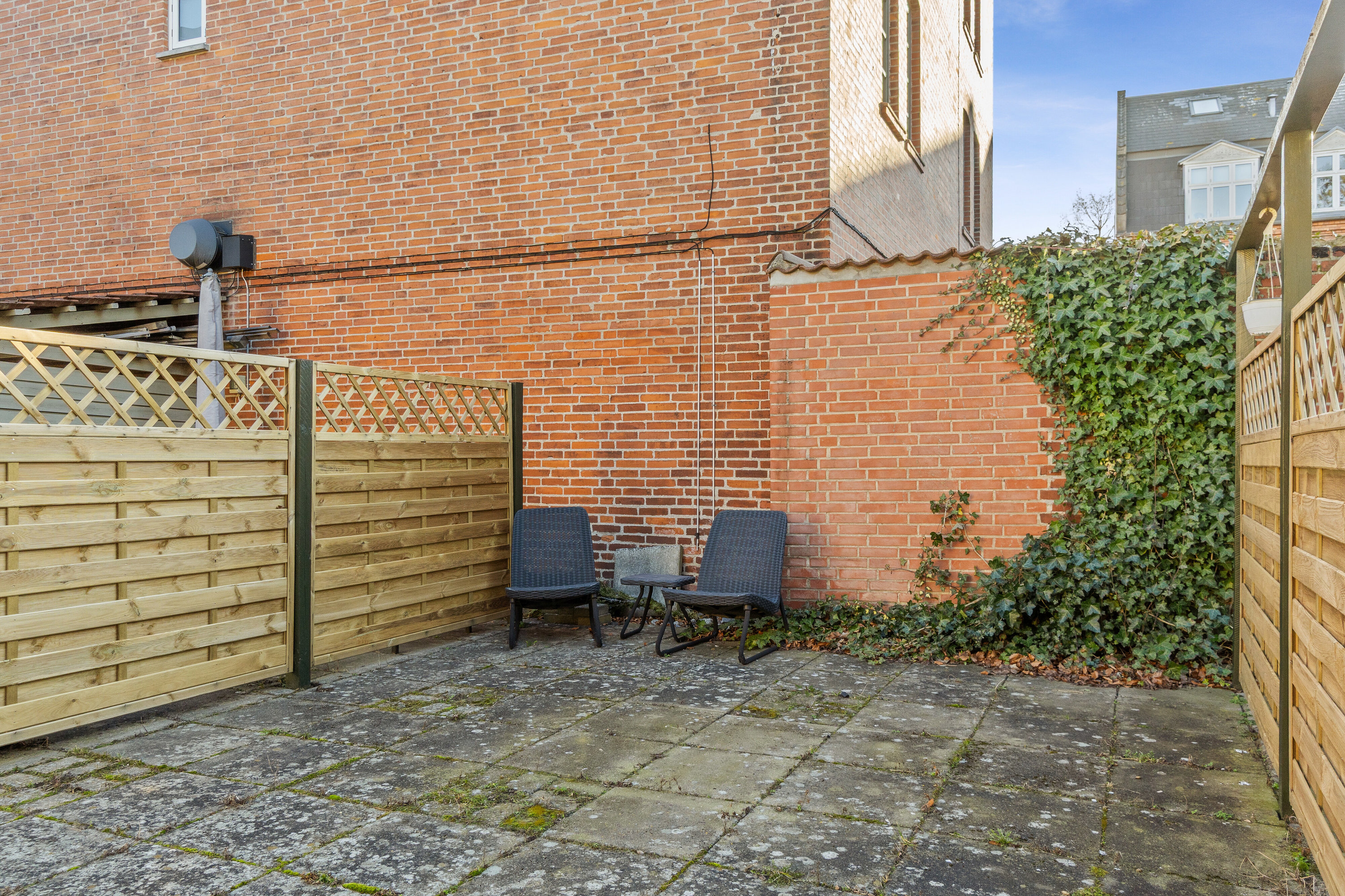 Fremhævet set fra haven billede i fuldskærmstilstand. Billede af Sdr.Stationsvej 27E, 4200 Slagelse