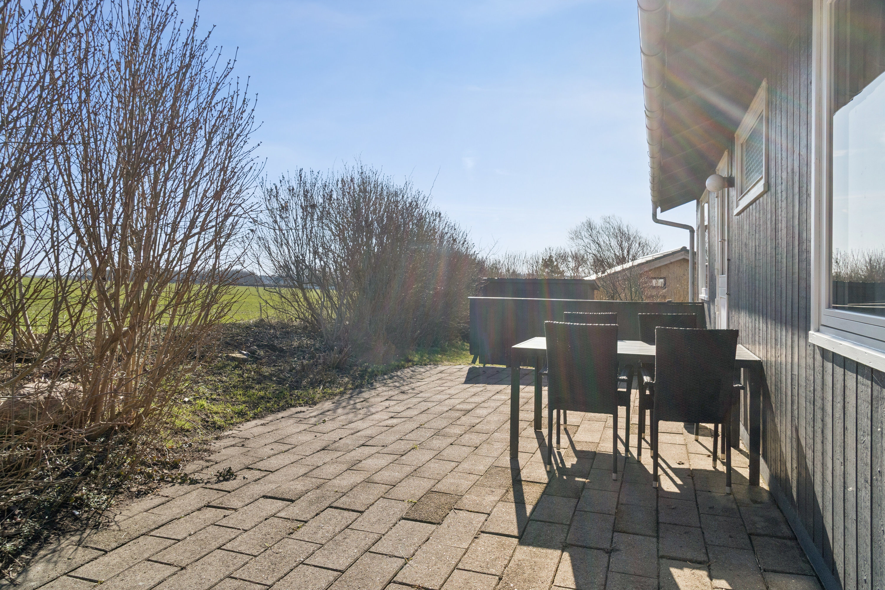 Fremhævet set fra haven billede i fuldskærmstilstand. Billede af Hjorthøjgårdsvej 14, Svallerup, 4400 Kalundborg